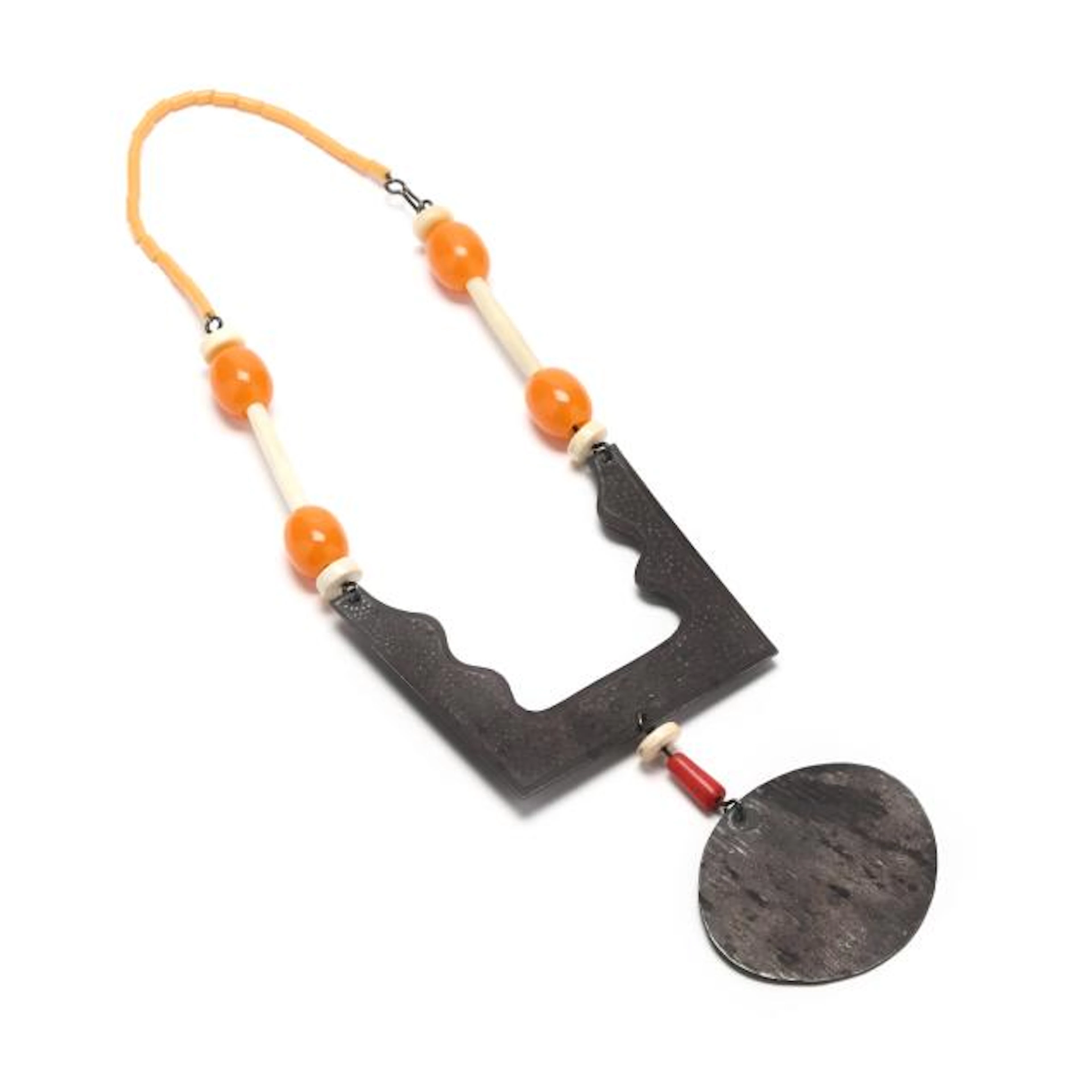Garry Knox Bennett (American, 1934-2022), Postmodern Mixed-Media Necklace