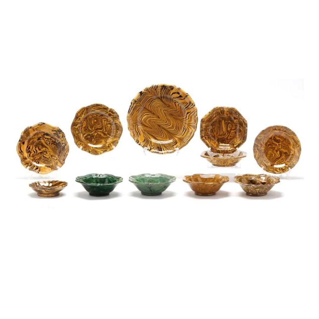 Maison Pichon à Uzès, A Collection of French Terre Mêlée Pottery