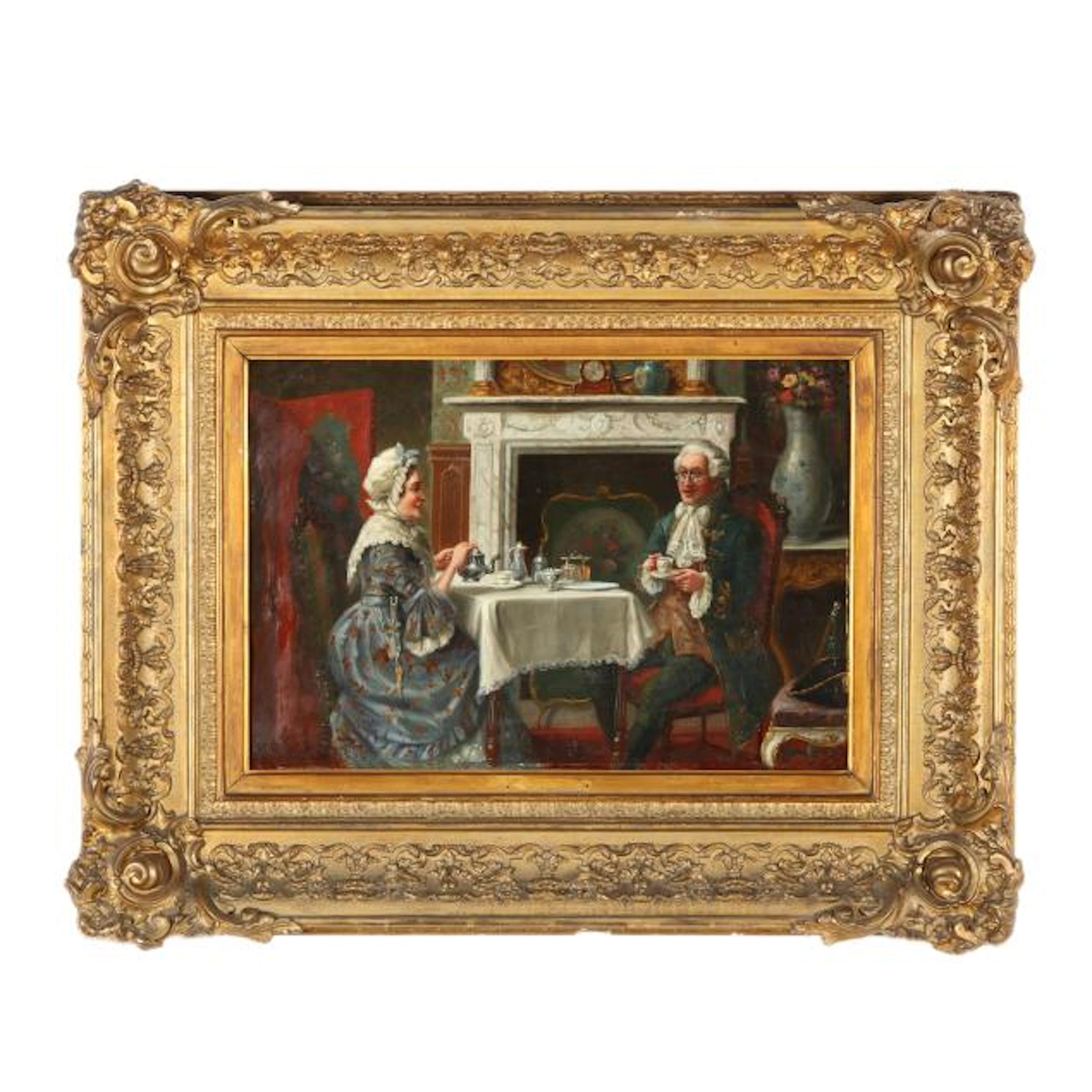 Alexander Austen (English, 1859-1924), Tea for Two