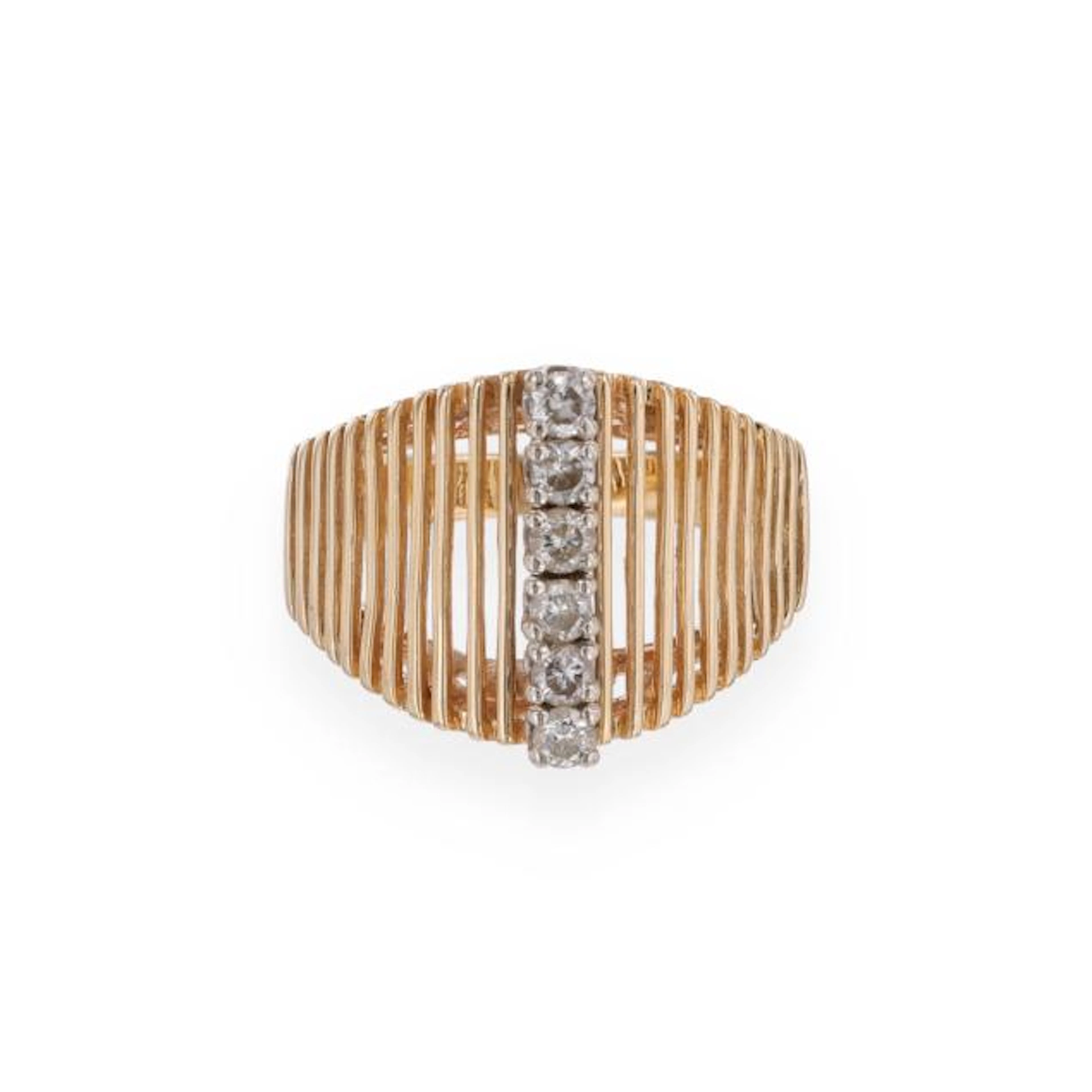 Gold and Diamond Ring