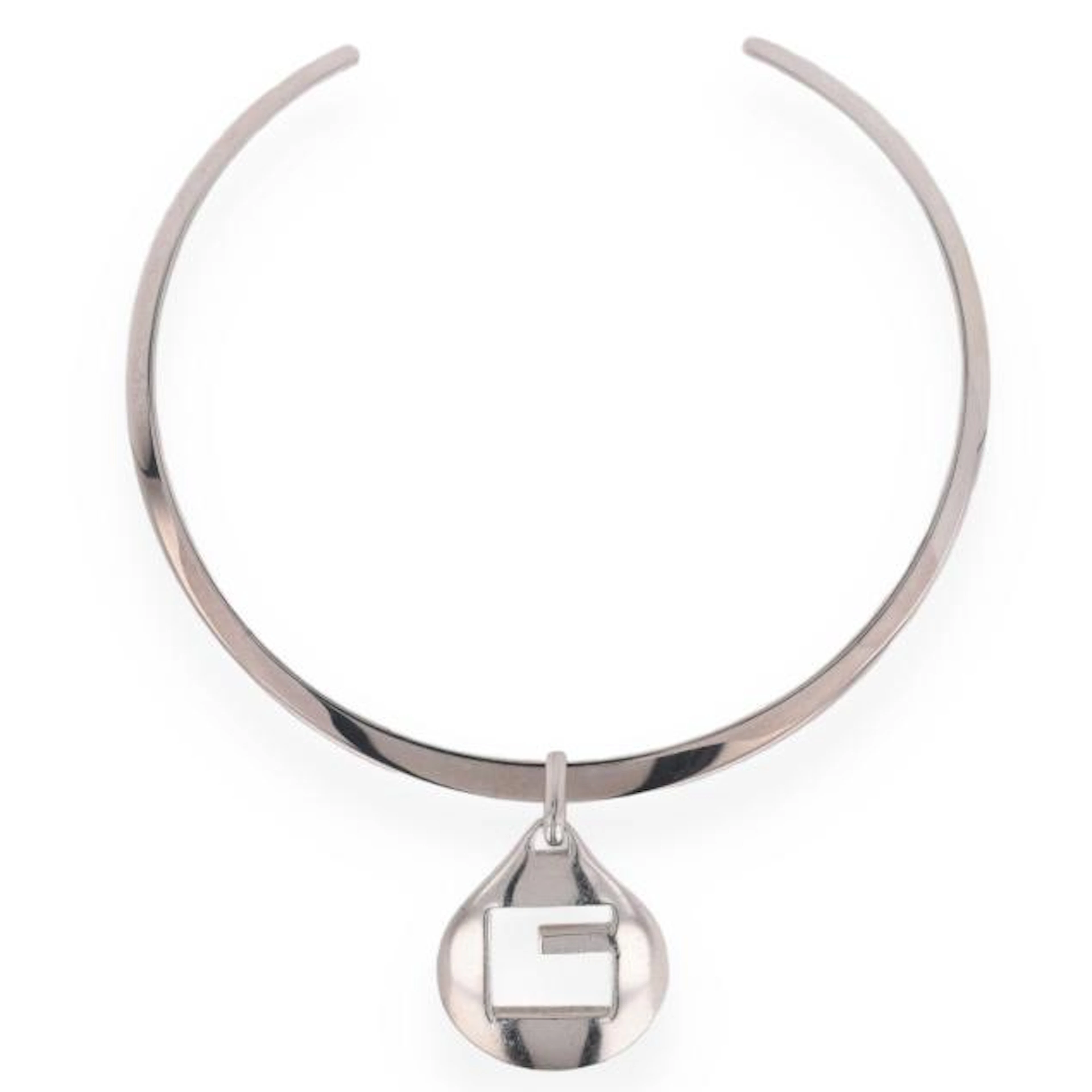 Silver Collar and Pendant, Gucci