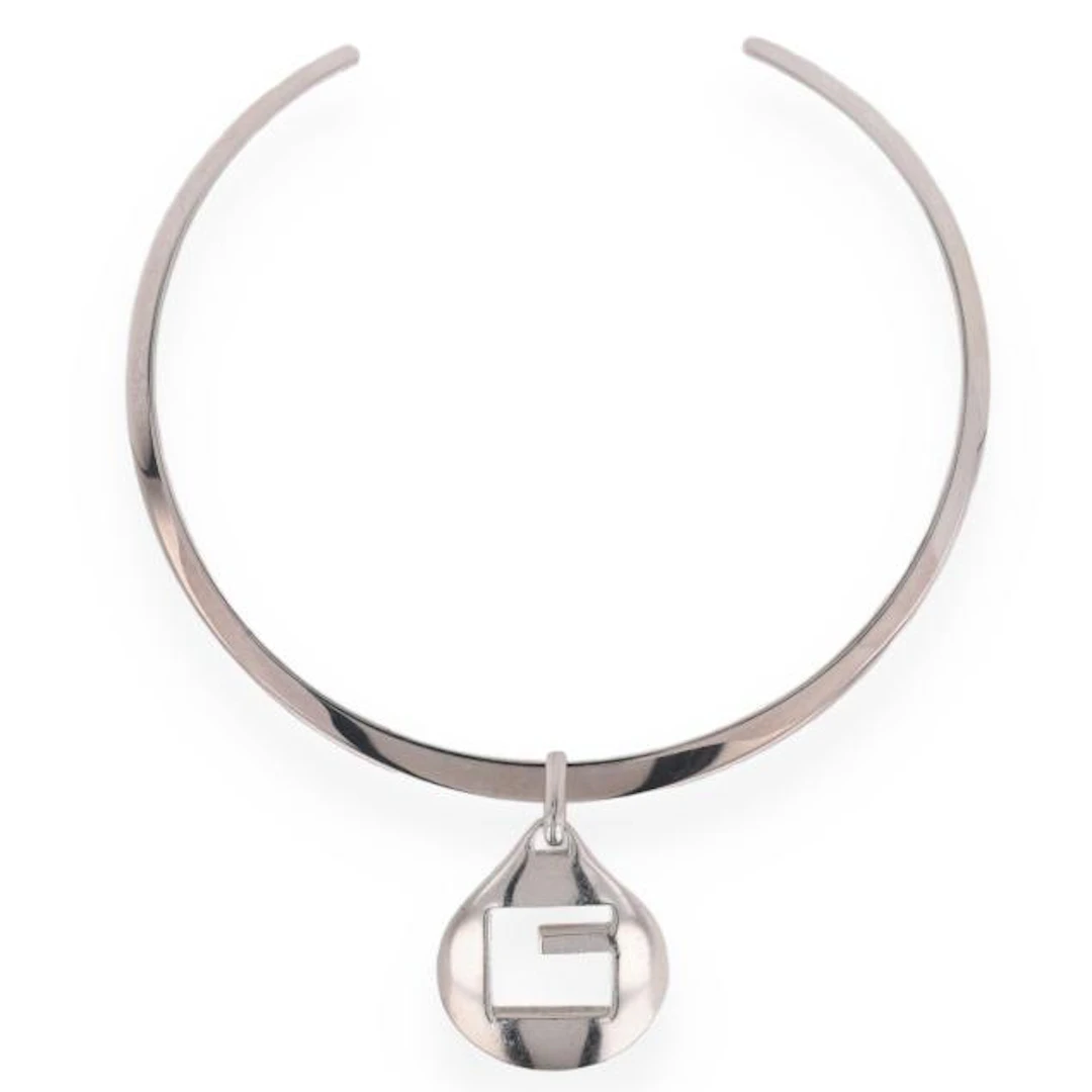 Silver Collar and Pendant, Gucci