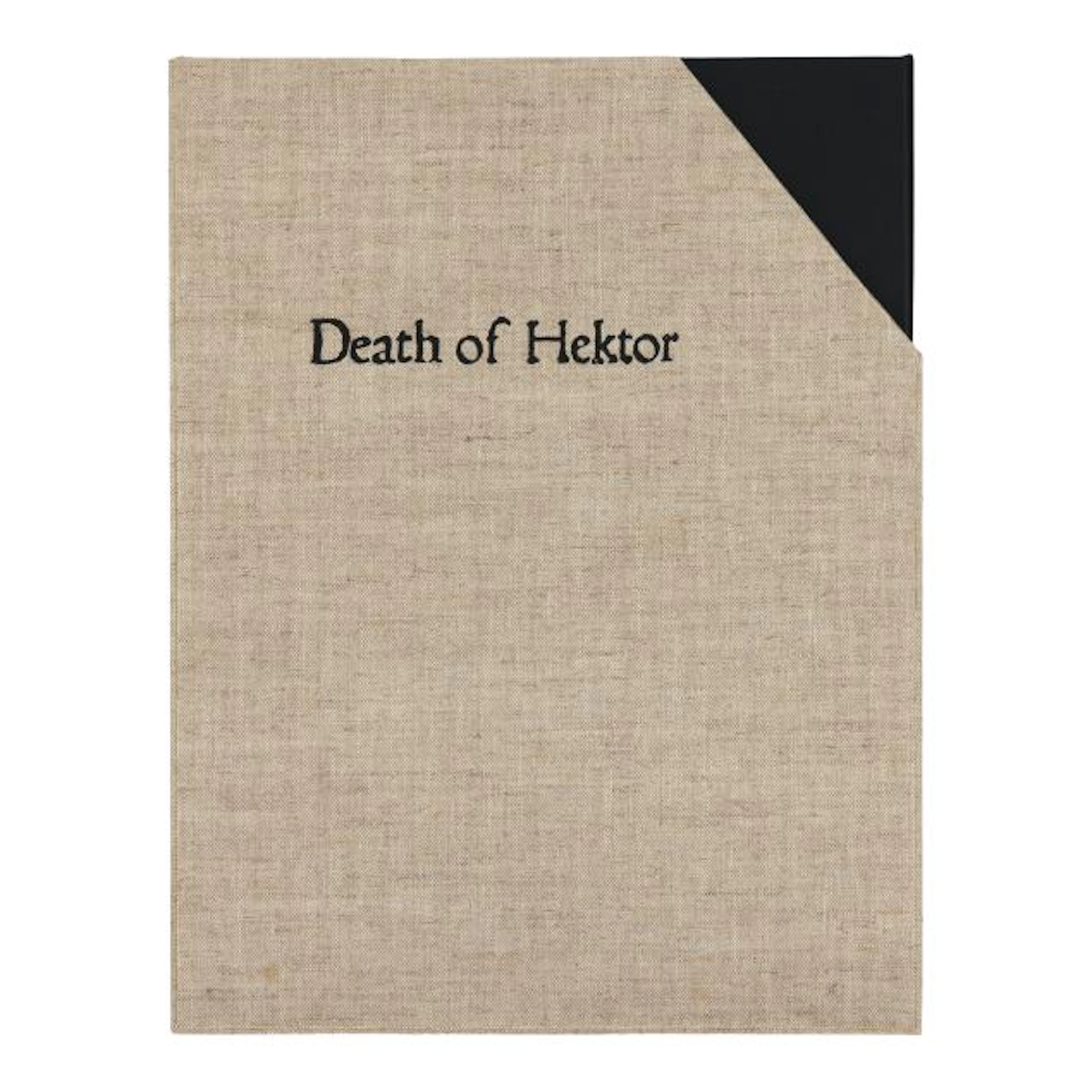 Death of Hektor, A Signed Limited Edition Artist's Book with Prints