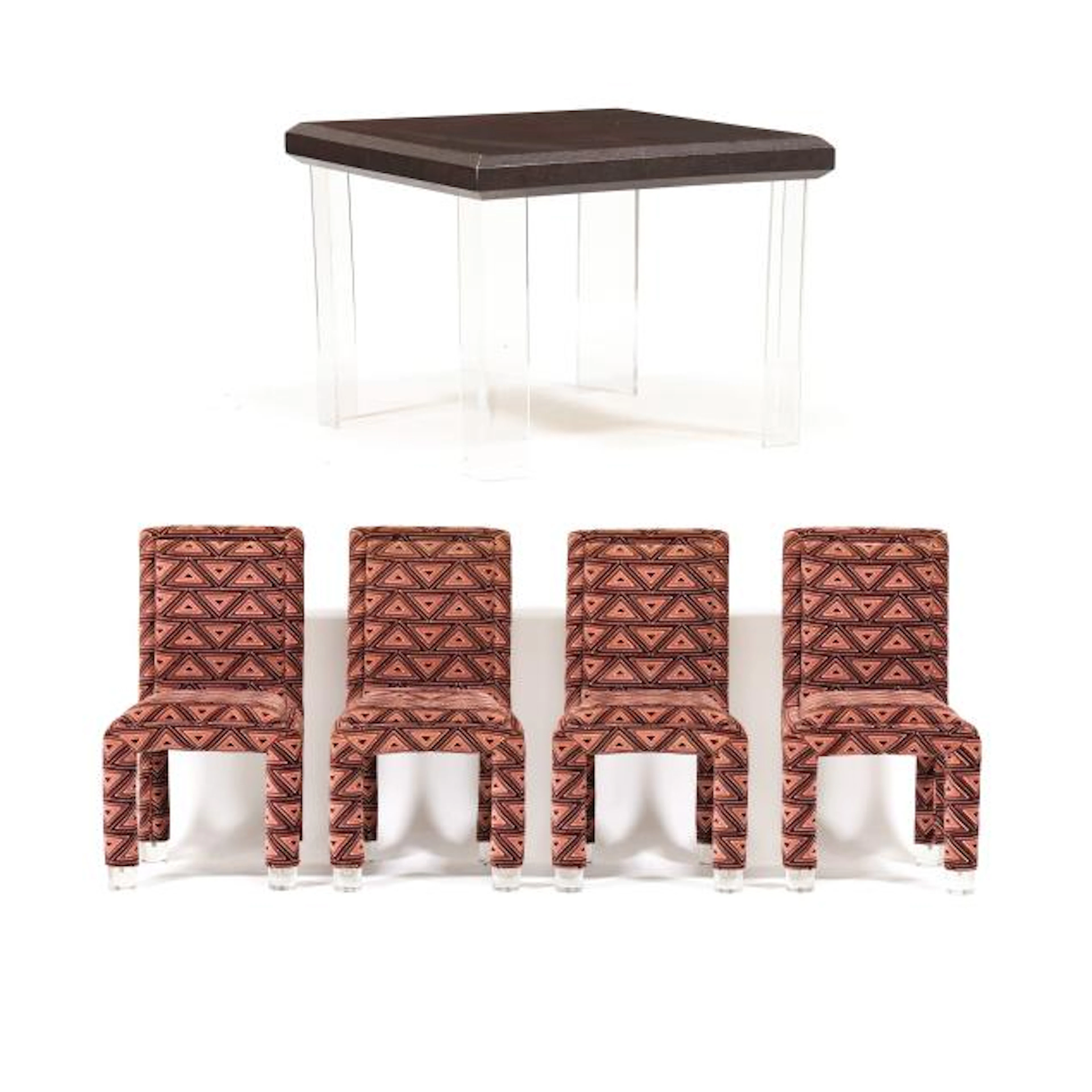 Vladimir Kagan (German/American, 1927-2016), Game Table and Four Chairs