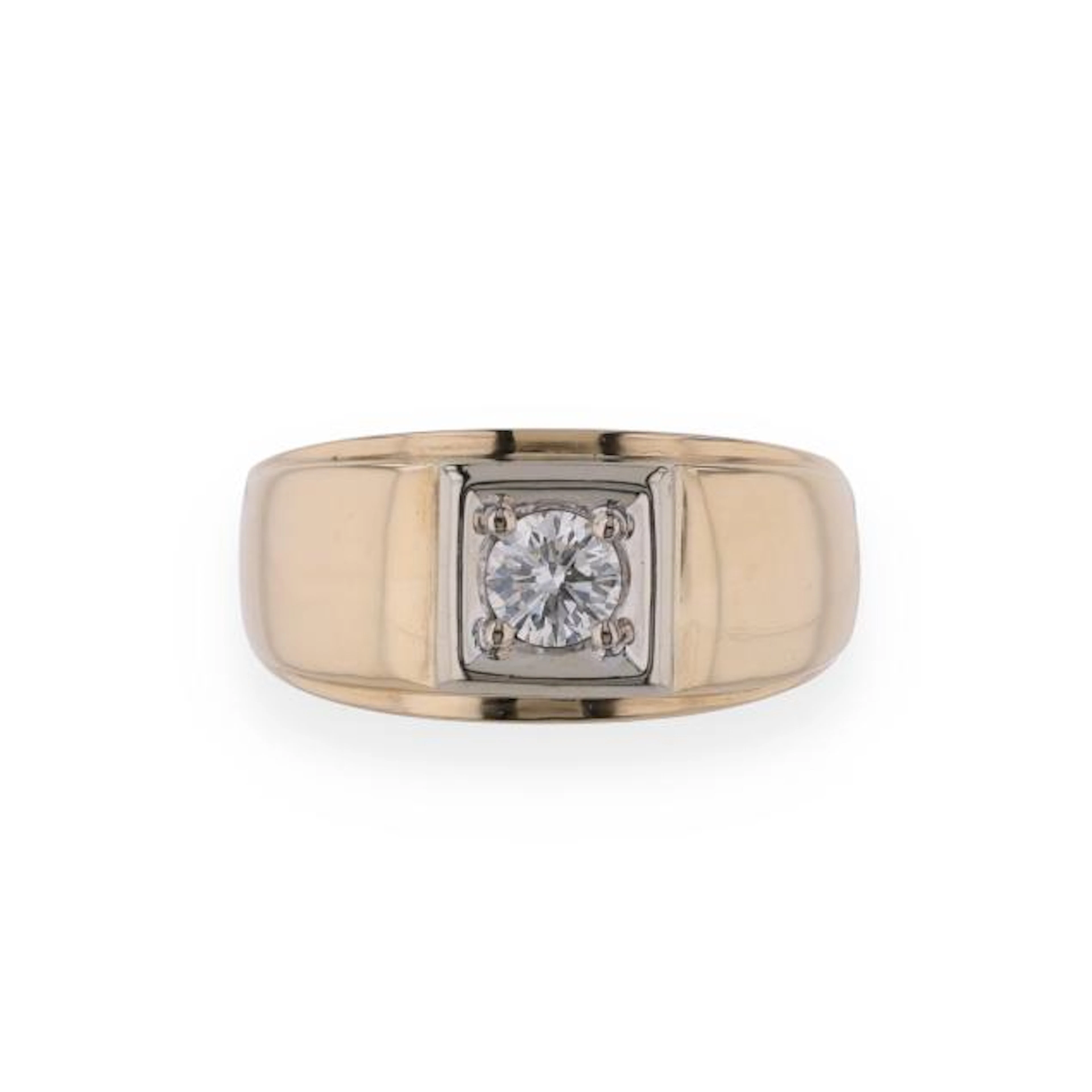 Gent's Gold and Diamond Ring