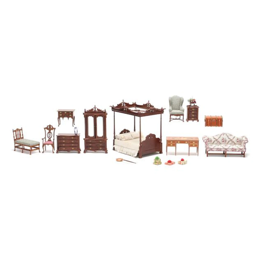 Collection of Miniature Dollhouse Furniture by Known Makers