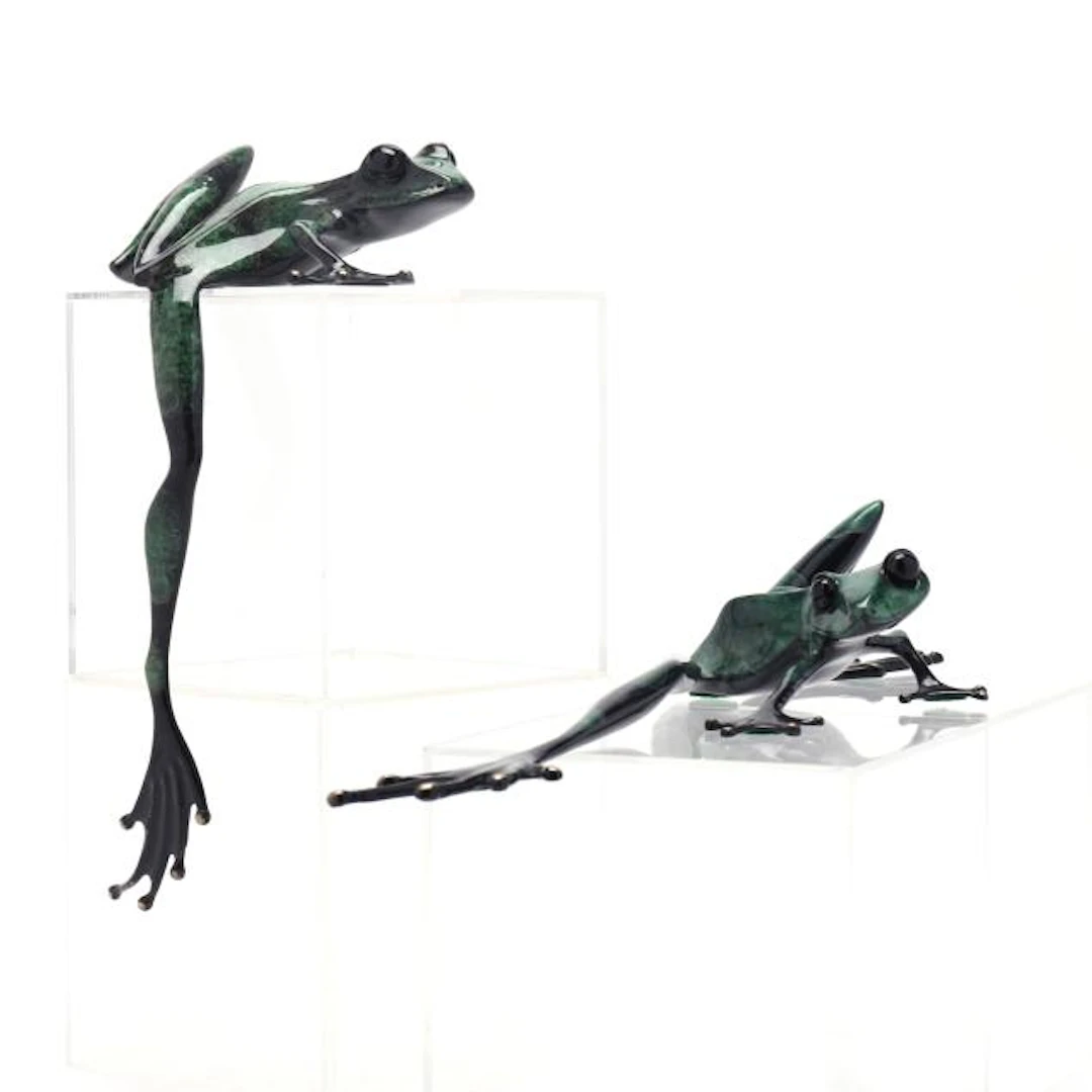Tim Cotterill aka Frogman (English-American, b. 1950), Two Bronze