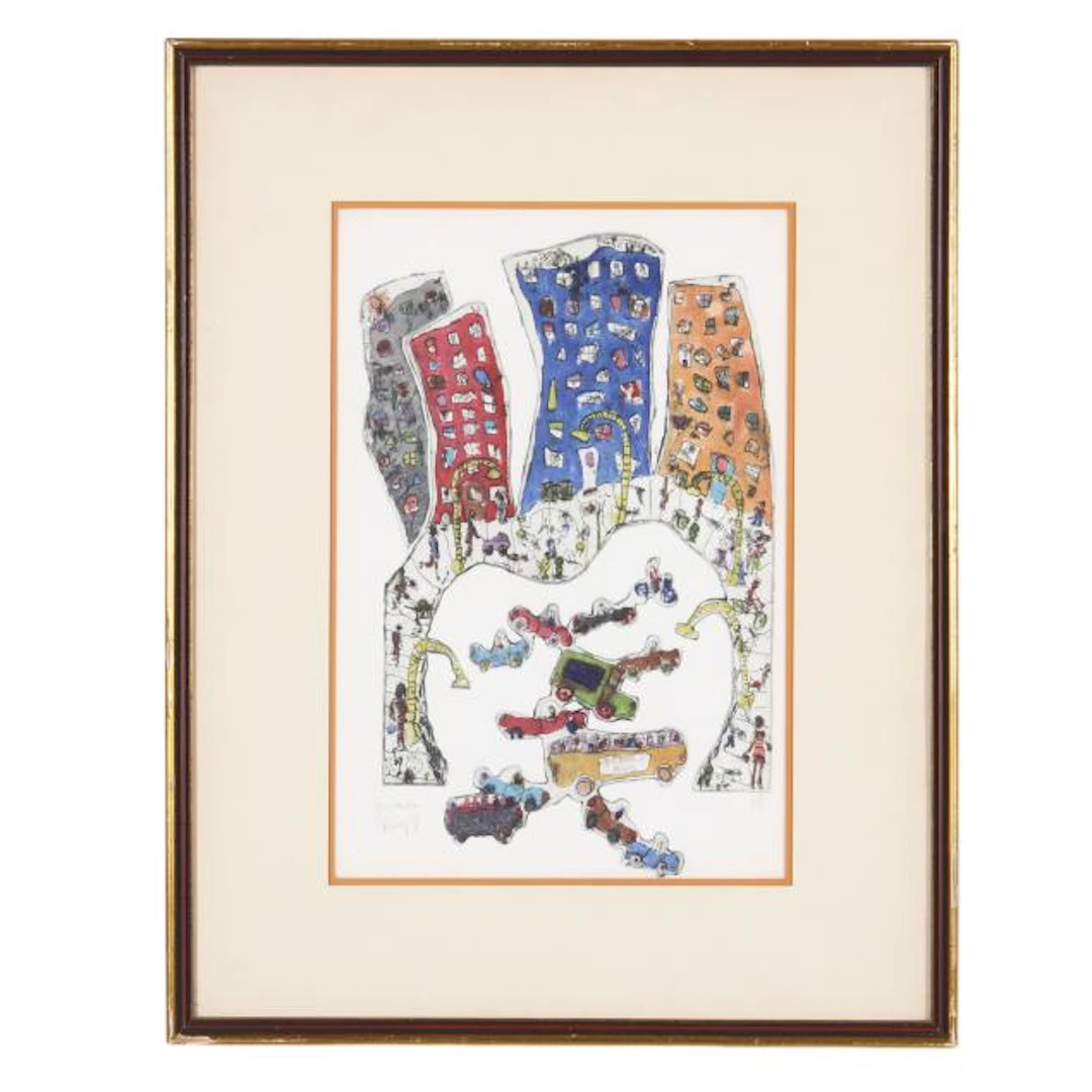James Rizzi (American, 1950-2011), Untitled (1973)