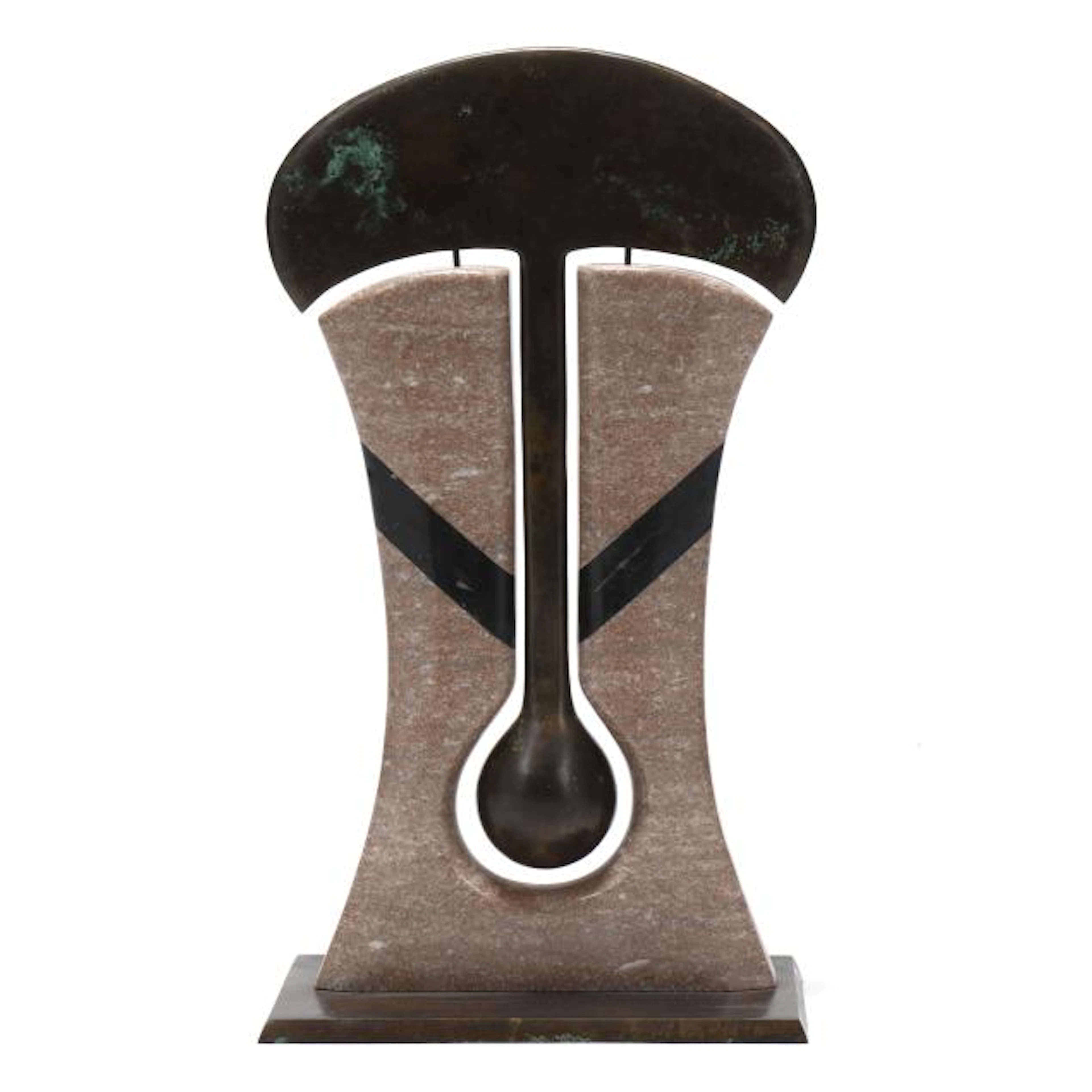 Attributed Wayne Trapp (American, 1935-2016), Abstract Kinetic Bronze