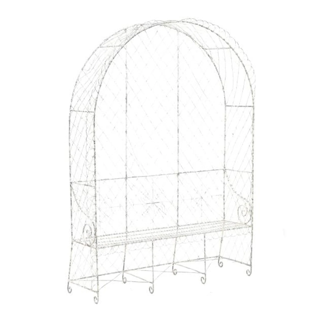 Large Wirework Arbour Garden Seat
