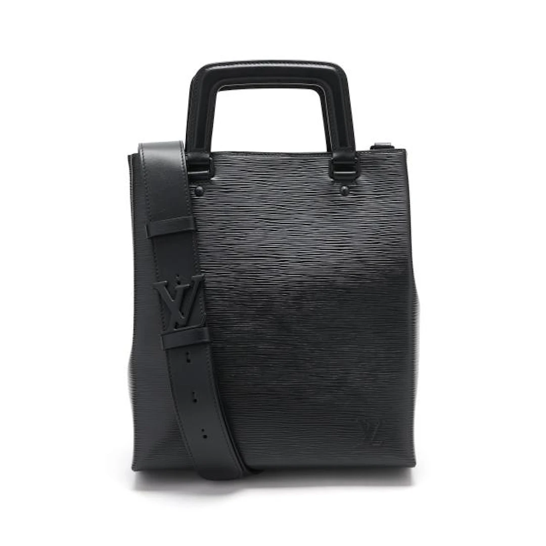 Black Epi Leather Sac Fold Crossbody Bag, Louis Vuitton