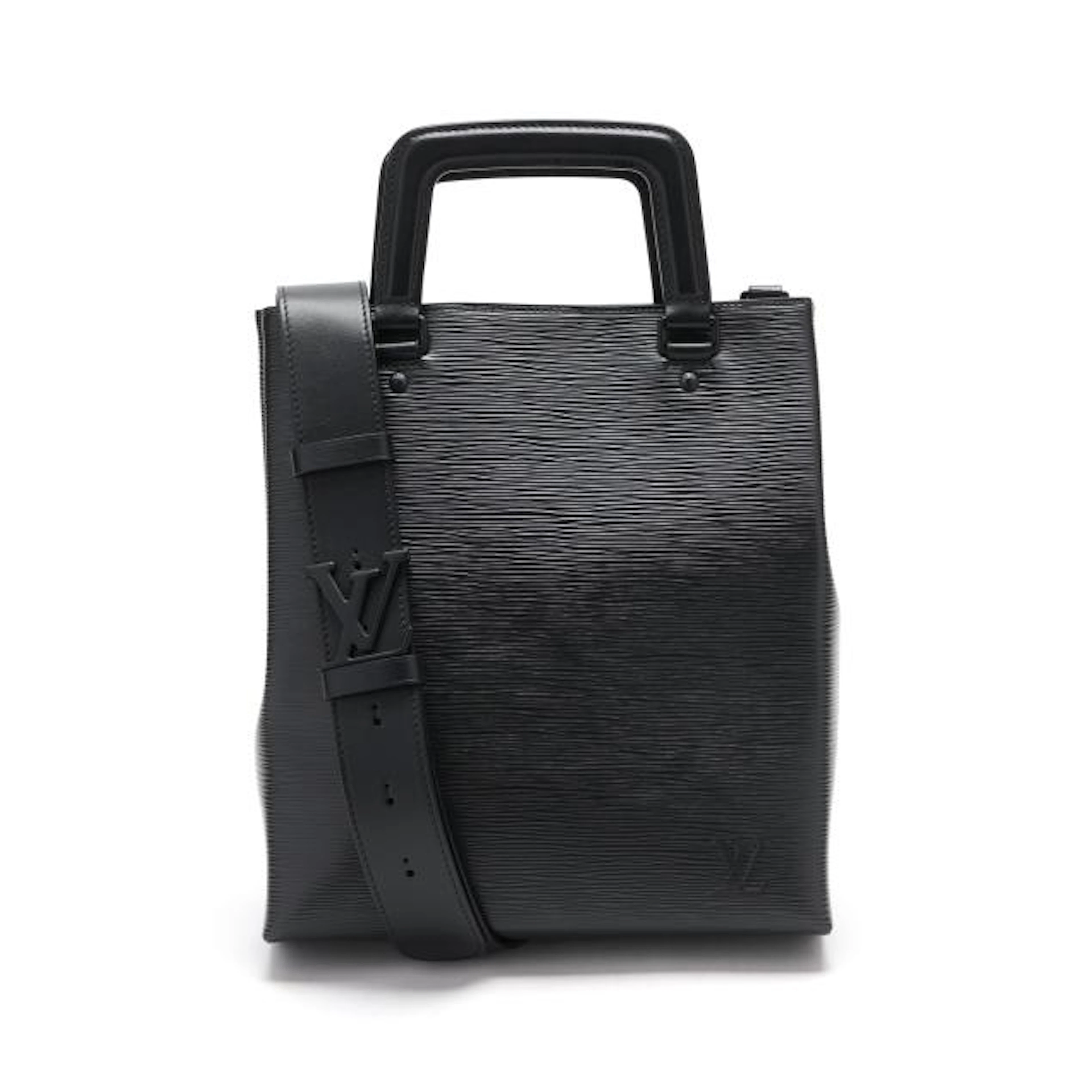 Black Epi Leather Sac Fold Crossbody Bag, Louis Vuitton
