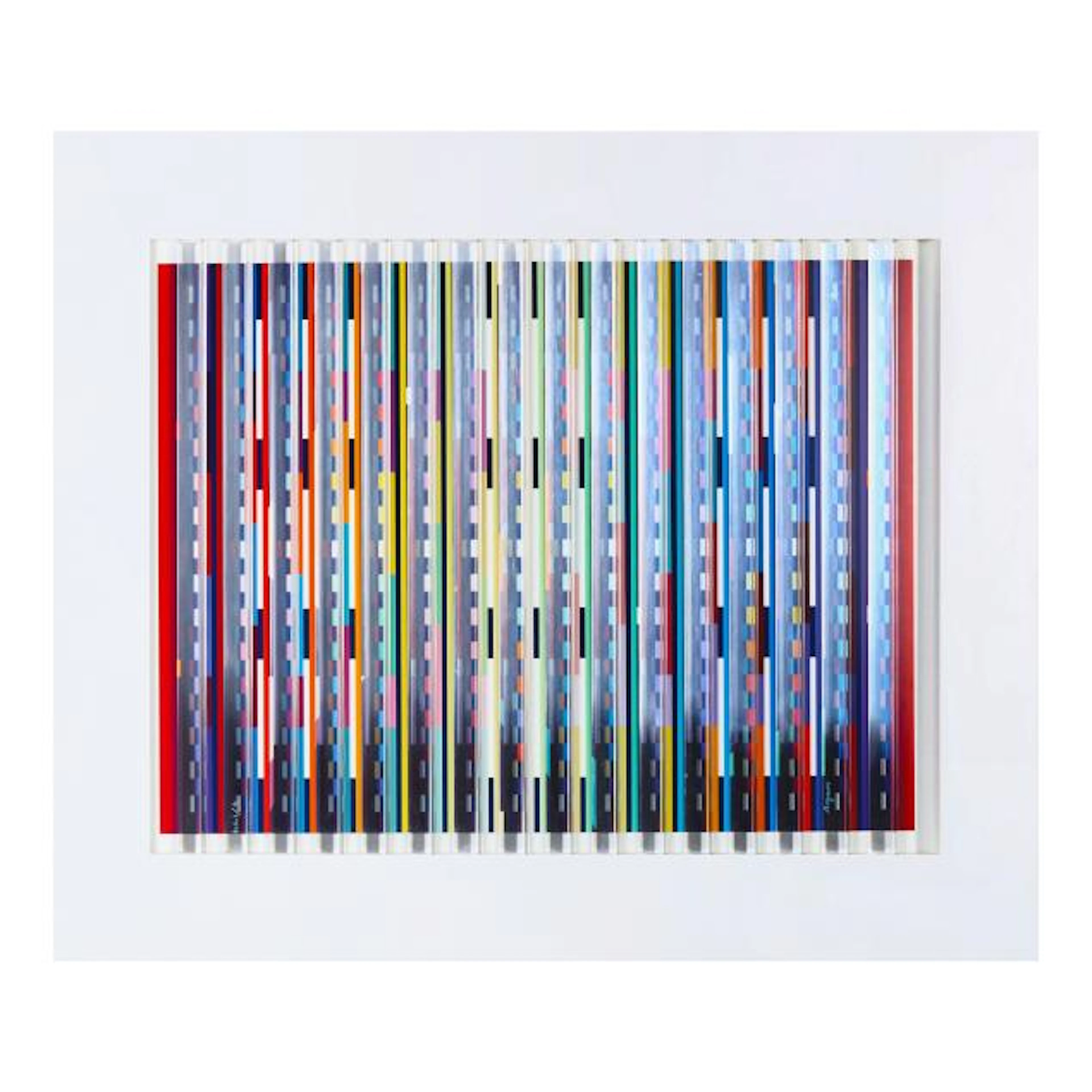 Yaacov Agam (Israeli, b. 1928), Fascination - Midnight Blue (Prismagraph)