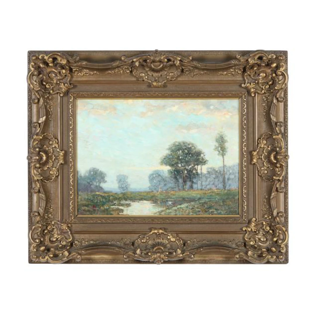 Arthur Hoeber (American, 1854-1915), Tonalist Landscape