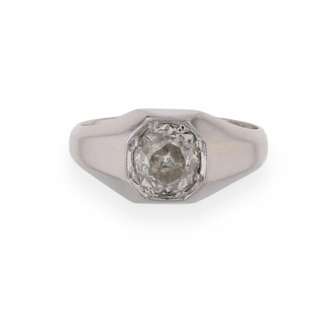White Gold and Diamond Ring