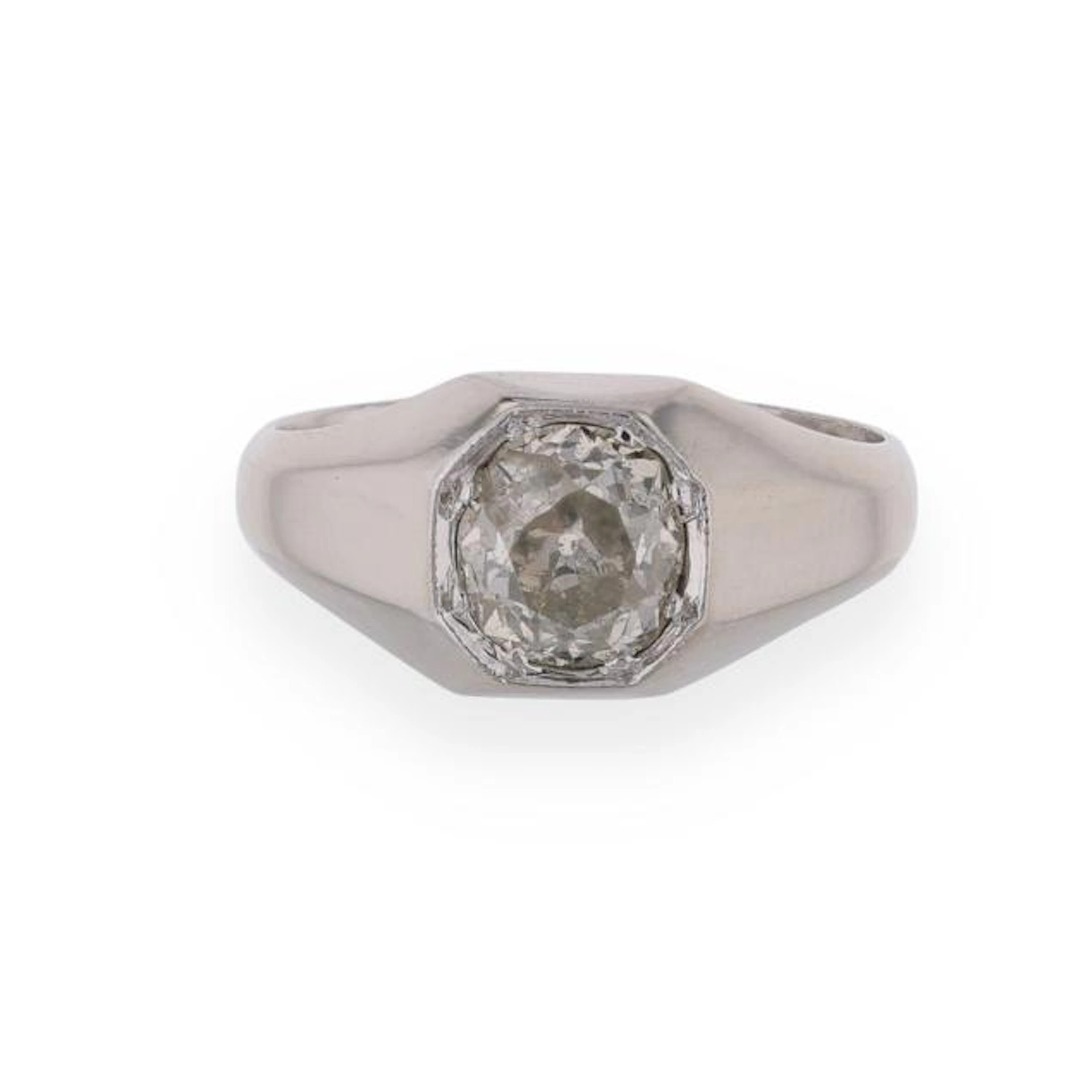 White Gold and Diamond Ring