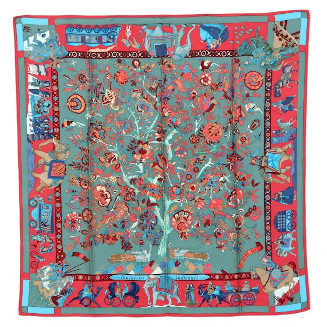 Silk Fantaisies Indiennes Scarf, Hermès