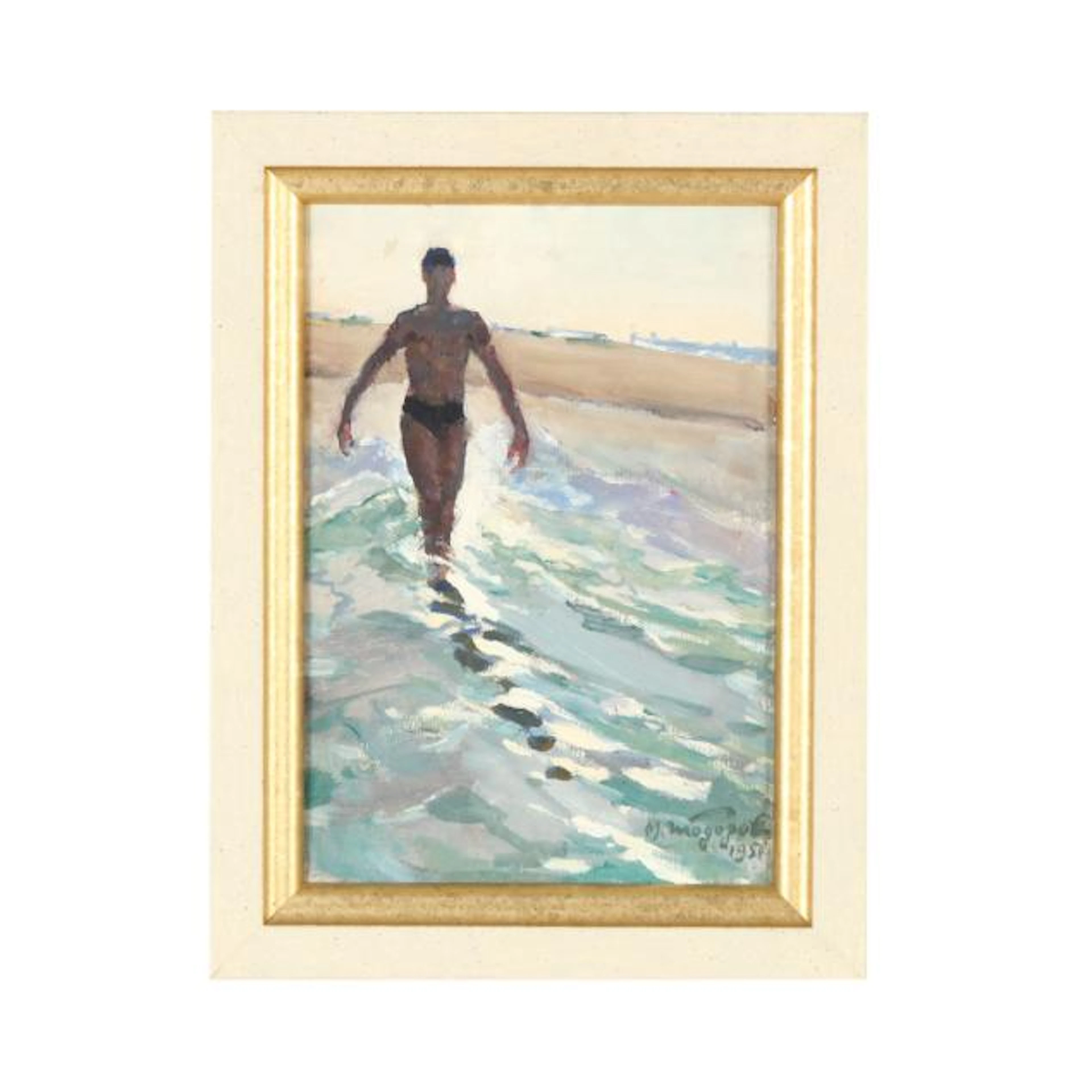 Michail Todorov (Ukrainian, 1915-1997), Bathing Young Man