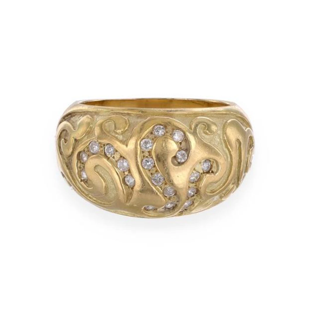Gold and Diamond Ring