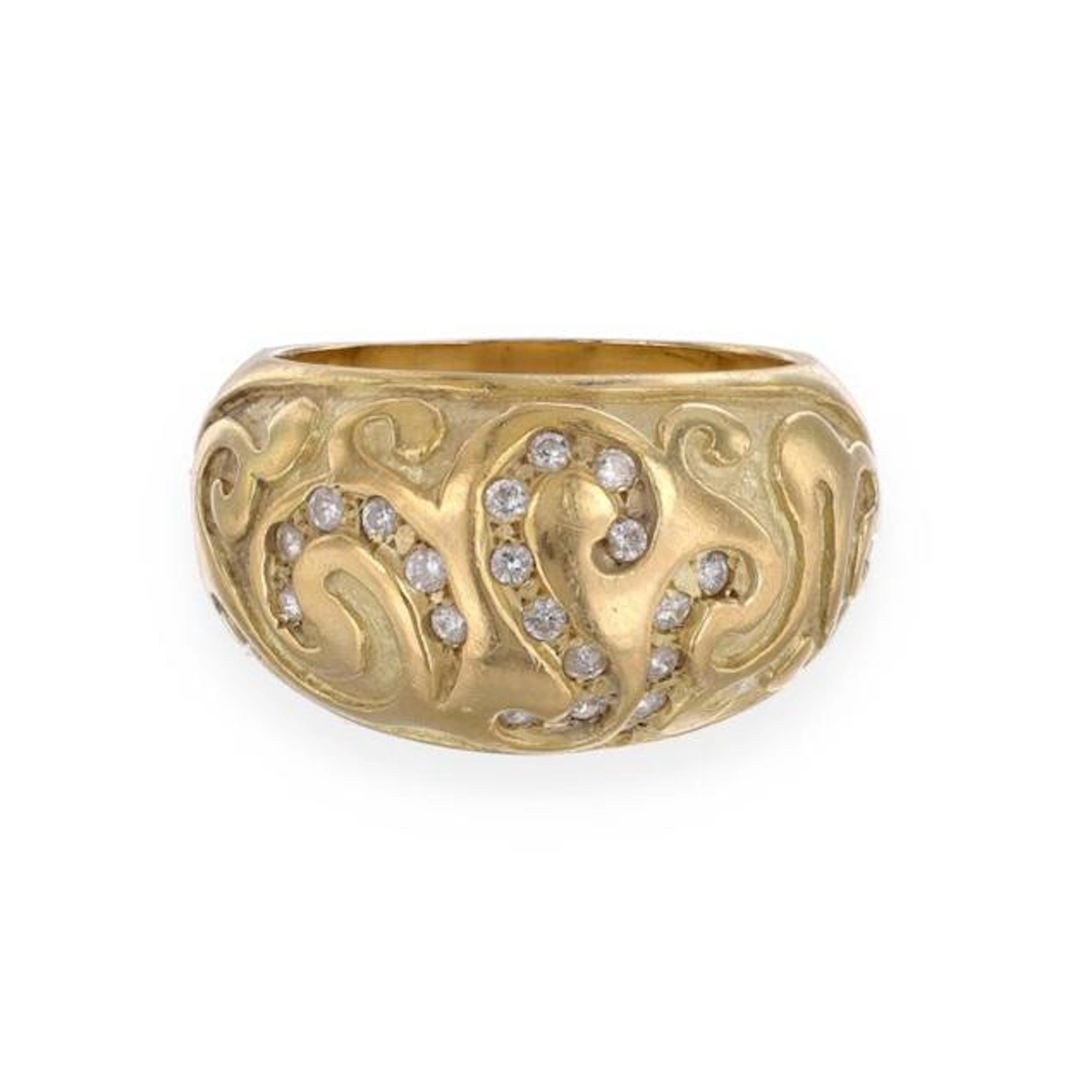 Gold and Diamond Ring