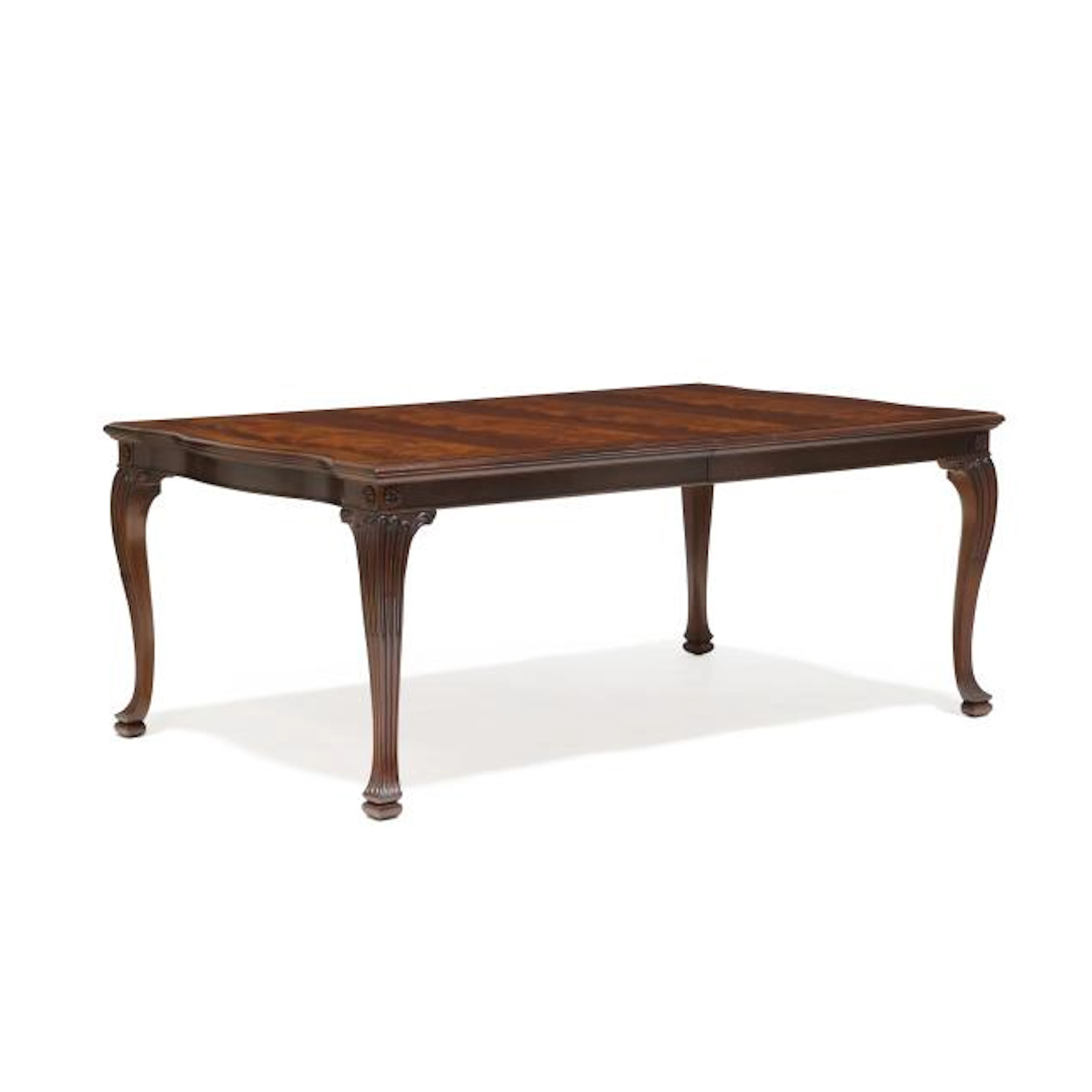 Henkel Harris, Queen Anne Style Mahogany Dining Table