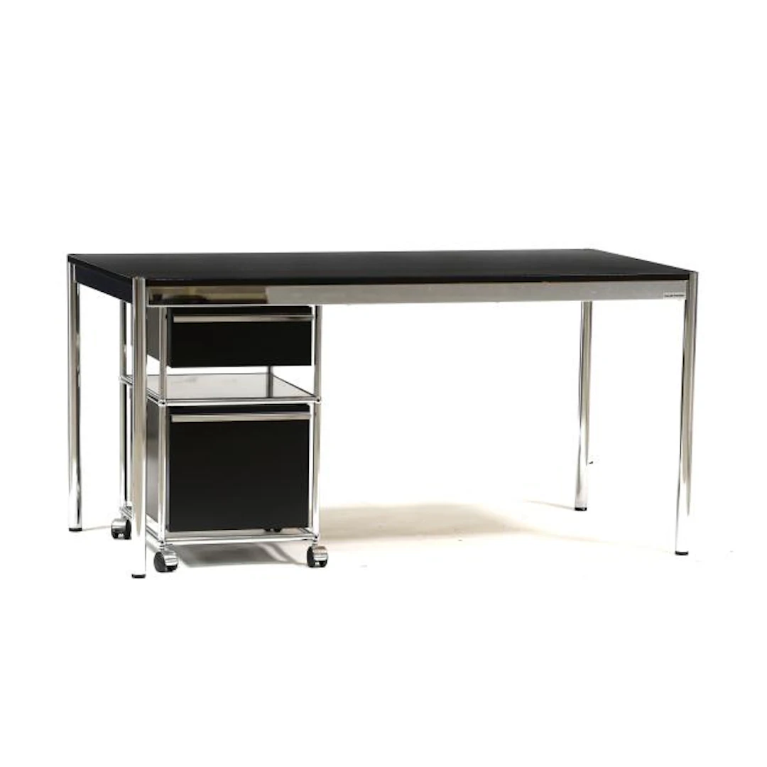 USM Haller, Work Table and File Pedestal