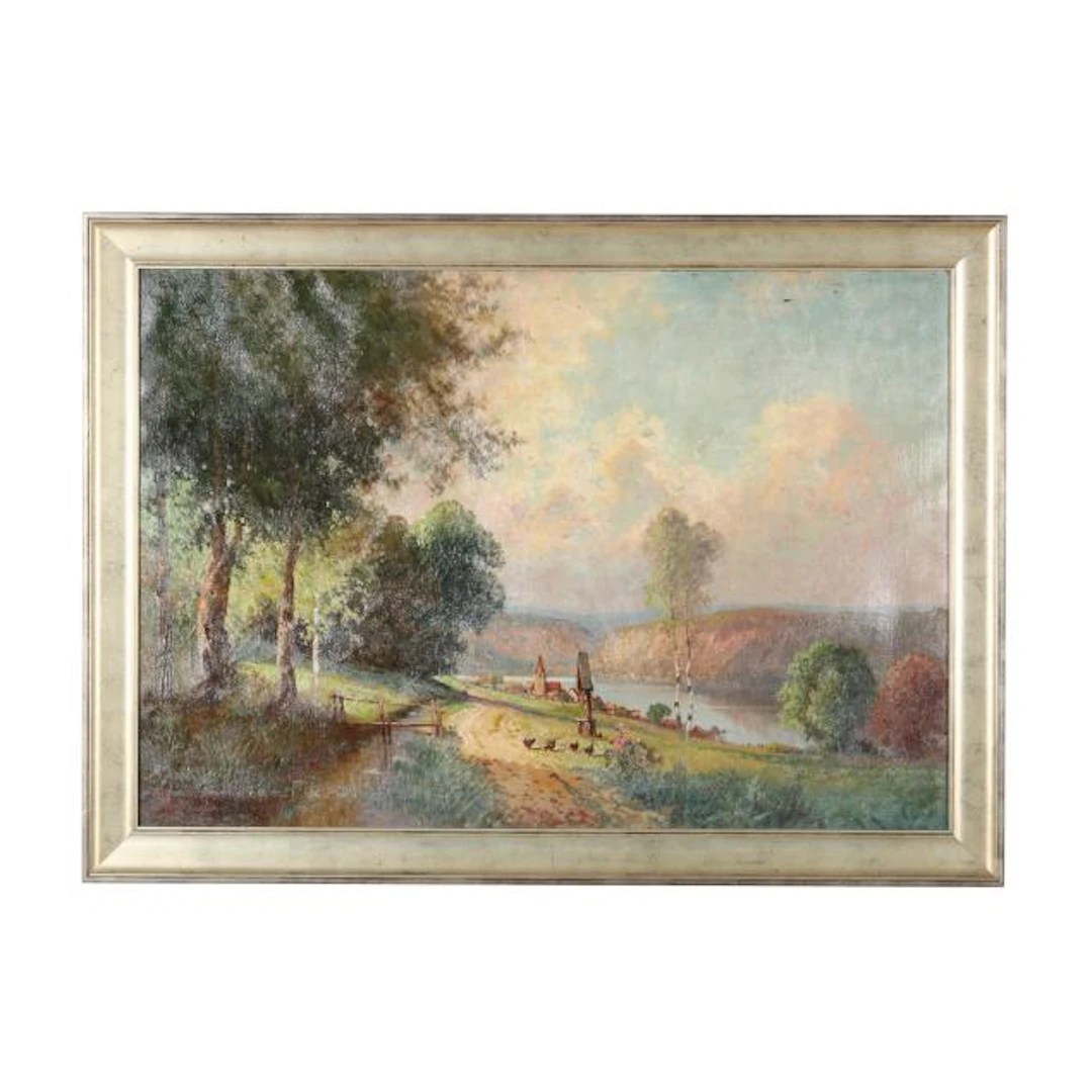 Friedrich Waldegg (Austrian, active circa 1900), View of the Wachau