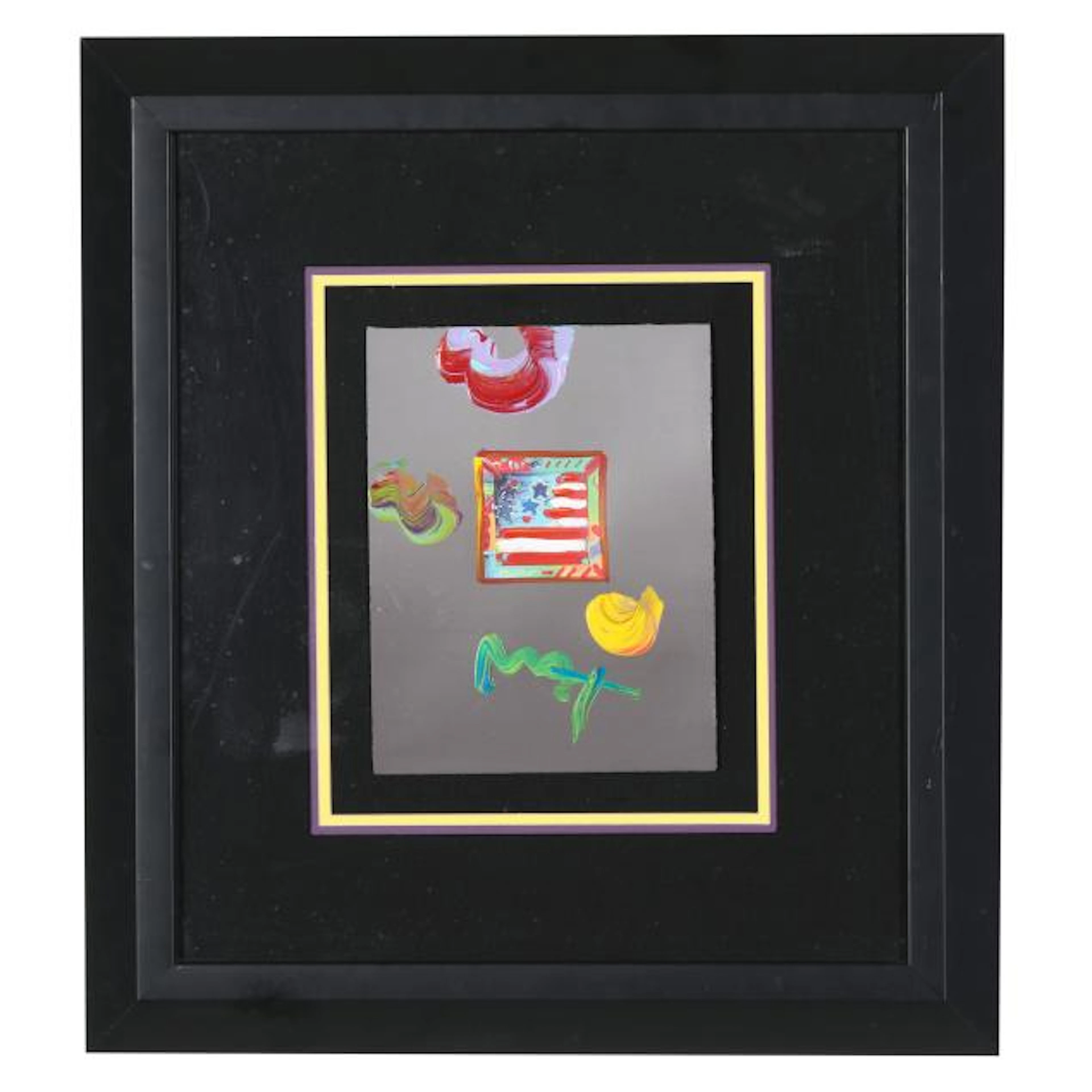 Peter Max (American, 1937-2026), Small Flag on Blends