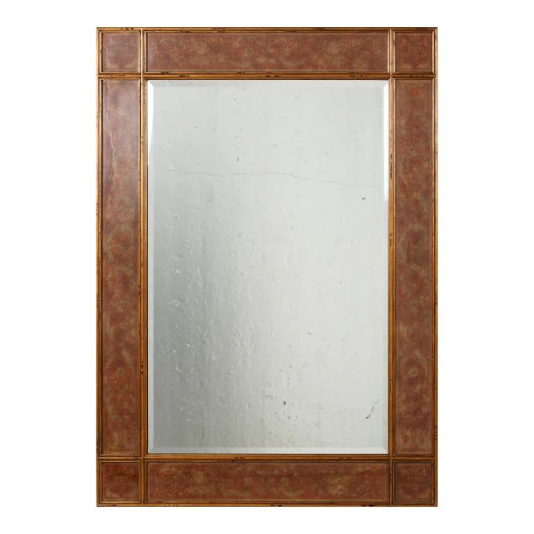 Theodore Alexander, Large Architectural Gilt Wall Mirror