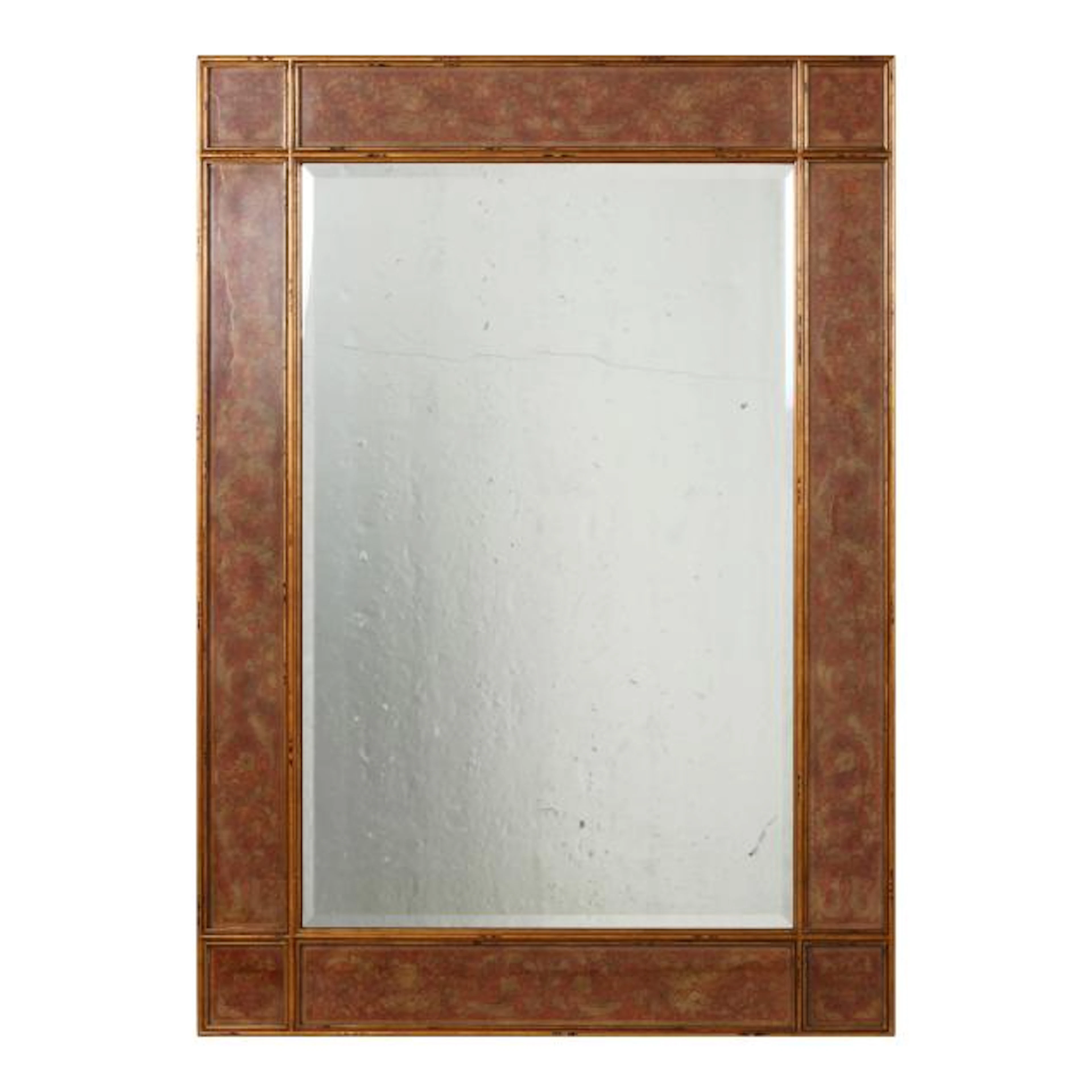 Theodore Alexander, Large Architectural Gilt Wall Mirror