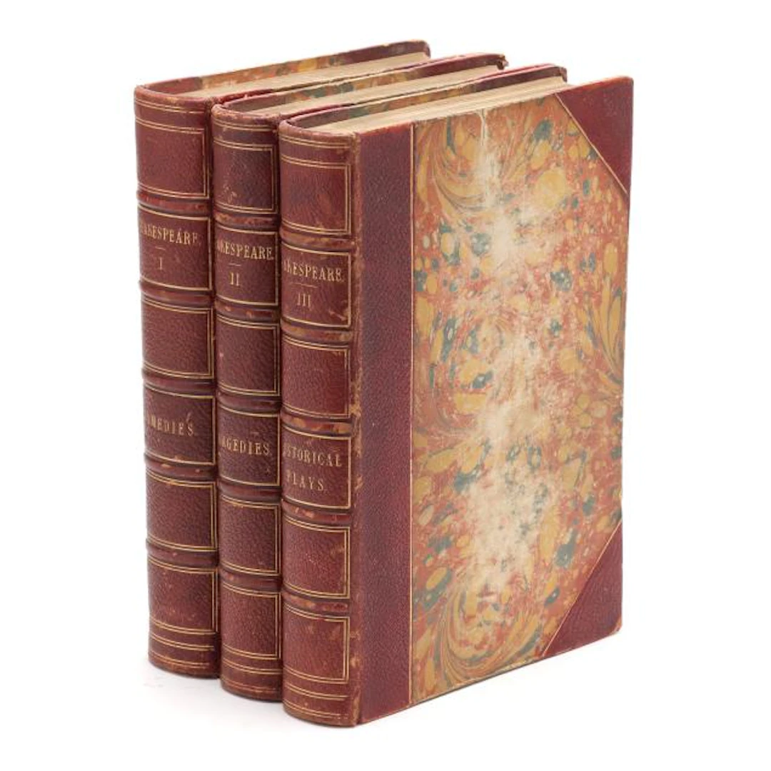 Shakespeare's Complete Works in Three Uniformly Bound Volumes