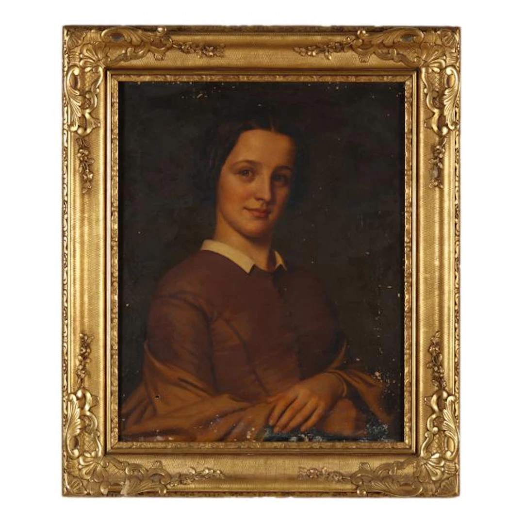 American School (Mid-19th Century), Portrait of a Young Woman