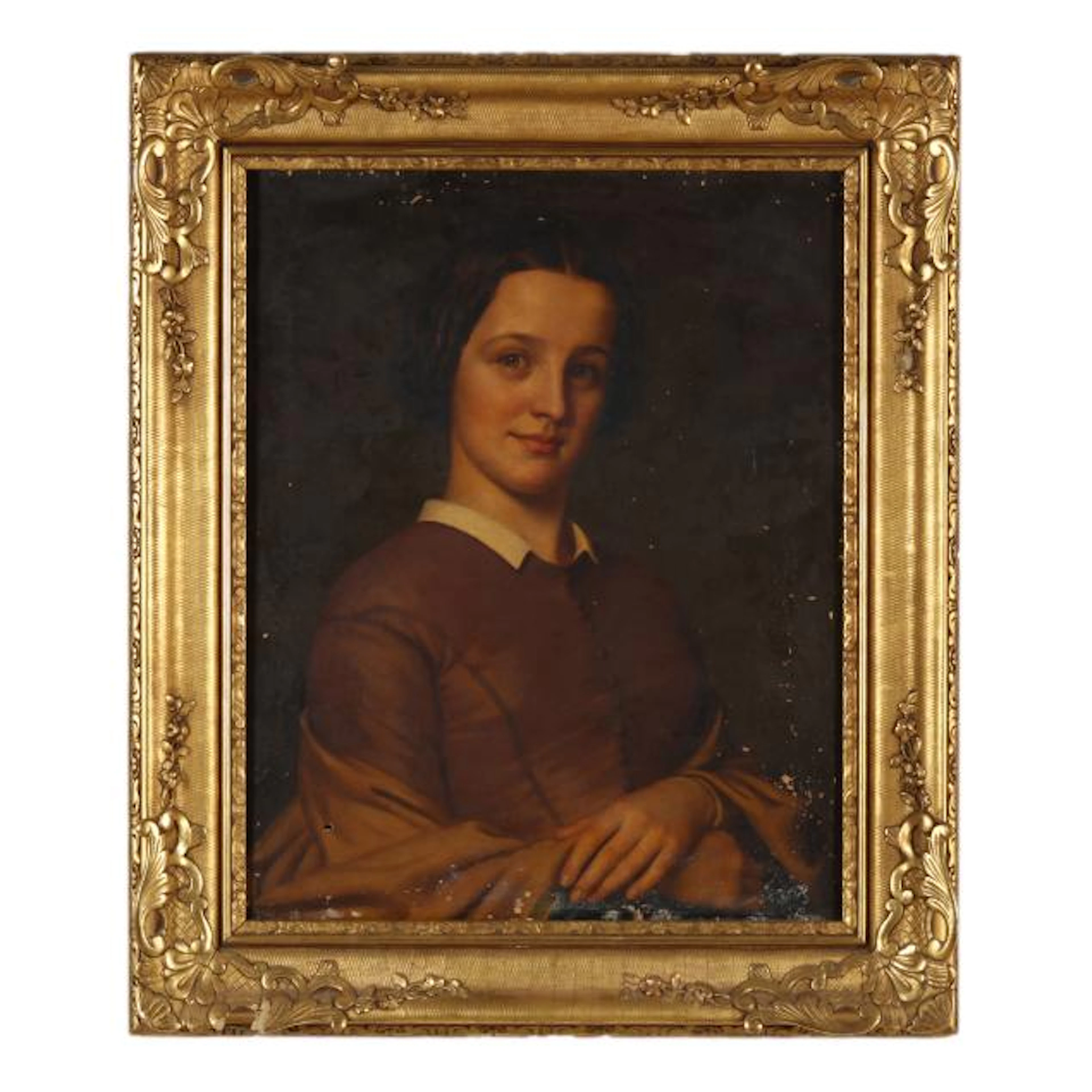 American School (Mid-19th Century), Portrait of a Young Woman