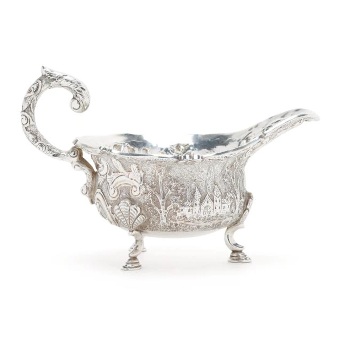 The Loring Andrews Co. Castle Sterling Silver Sauce Boat