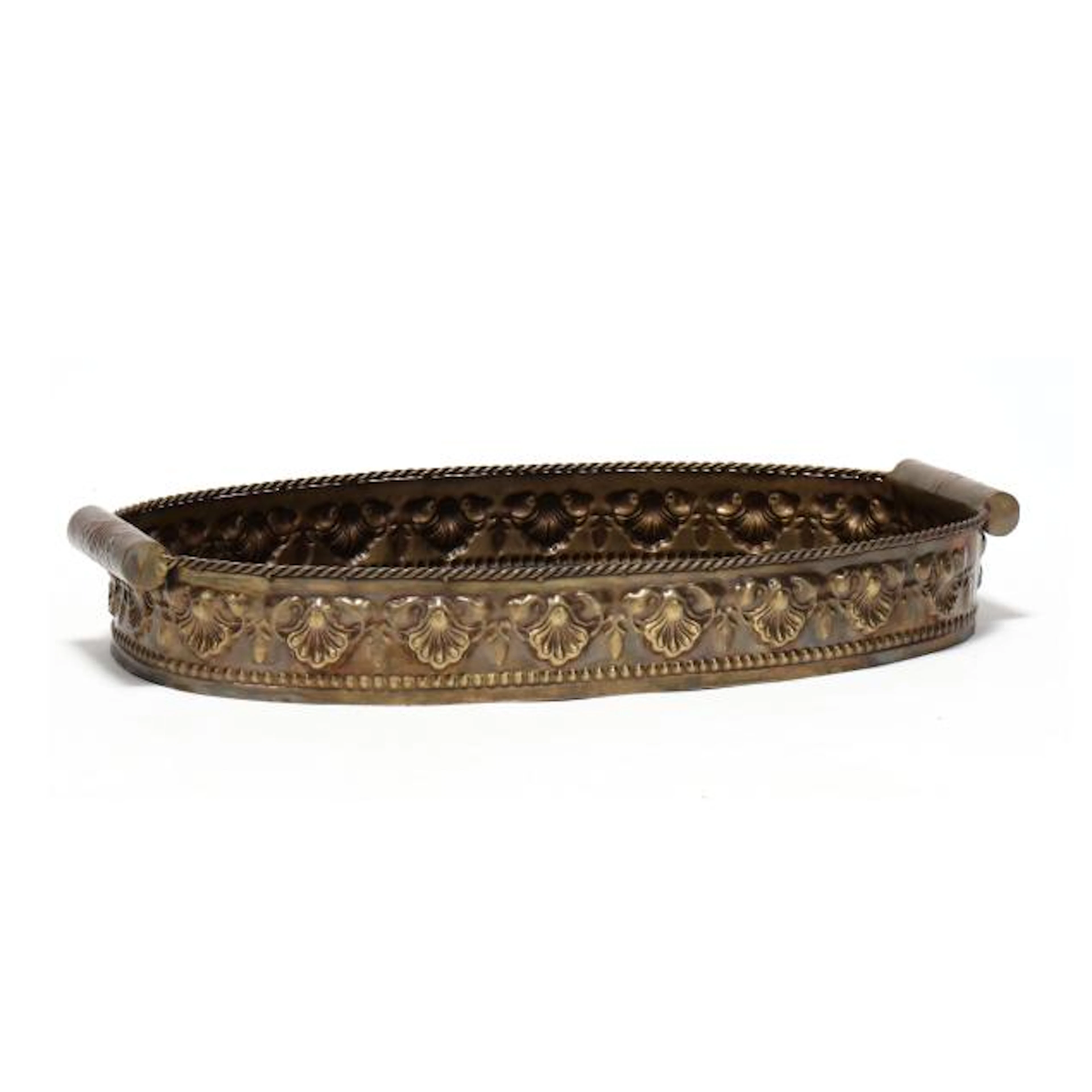 Castilian, Chased Brass Serving Tray