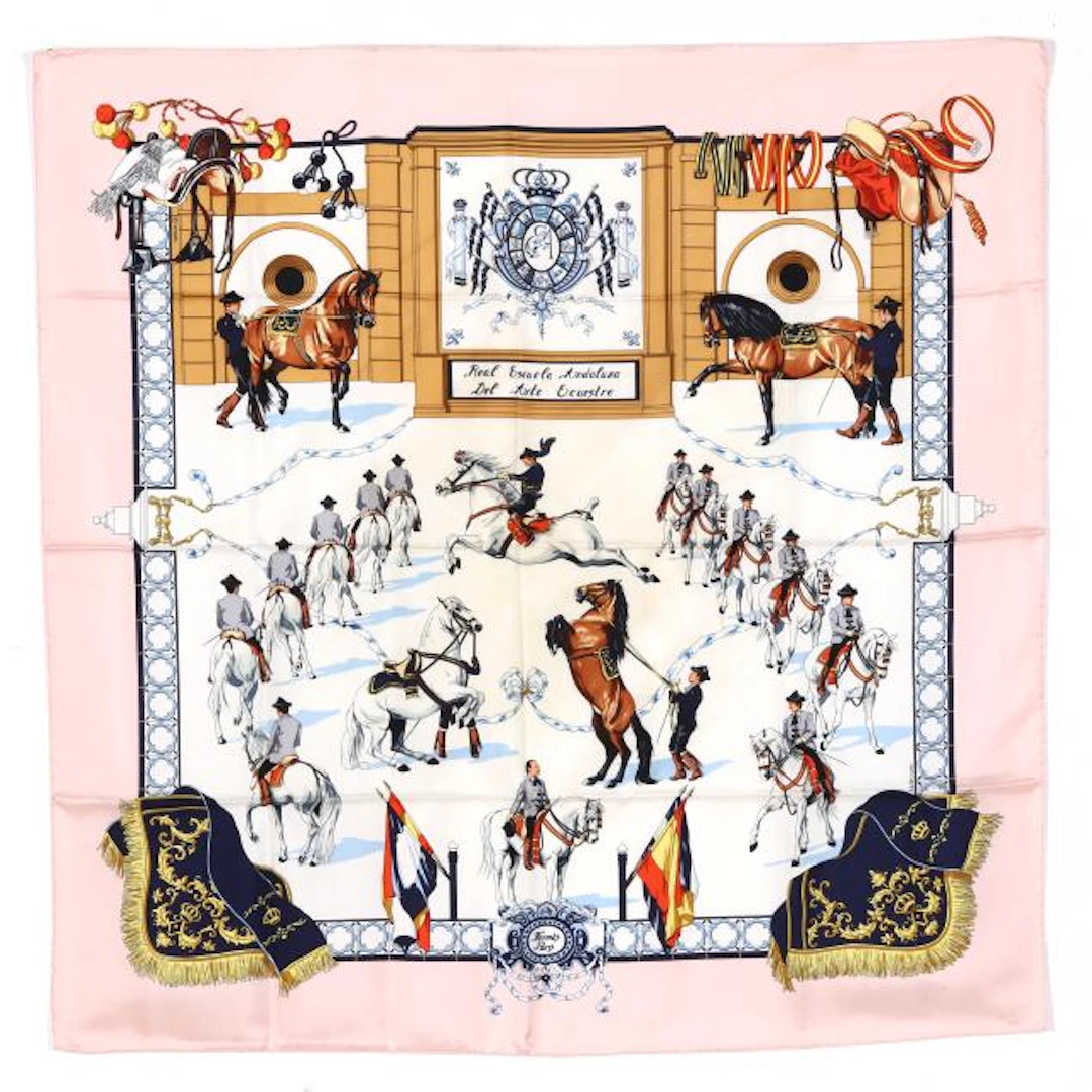 Silk Real Escuela Andaluza del Arte Ecuestre Scarf, Hermès