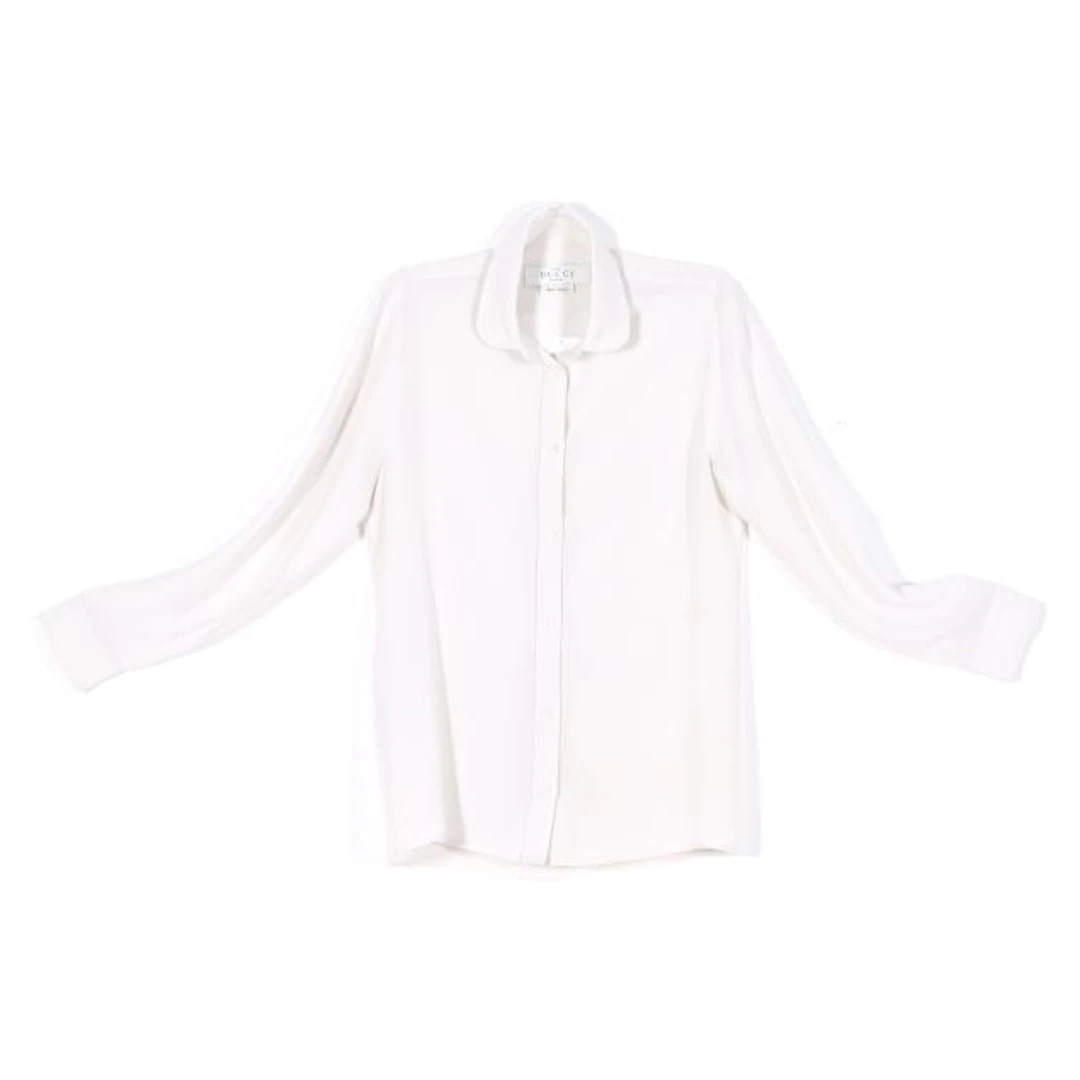 Ivory Silk Blouse, Gucci