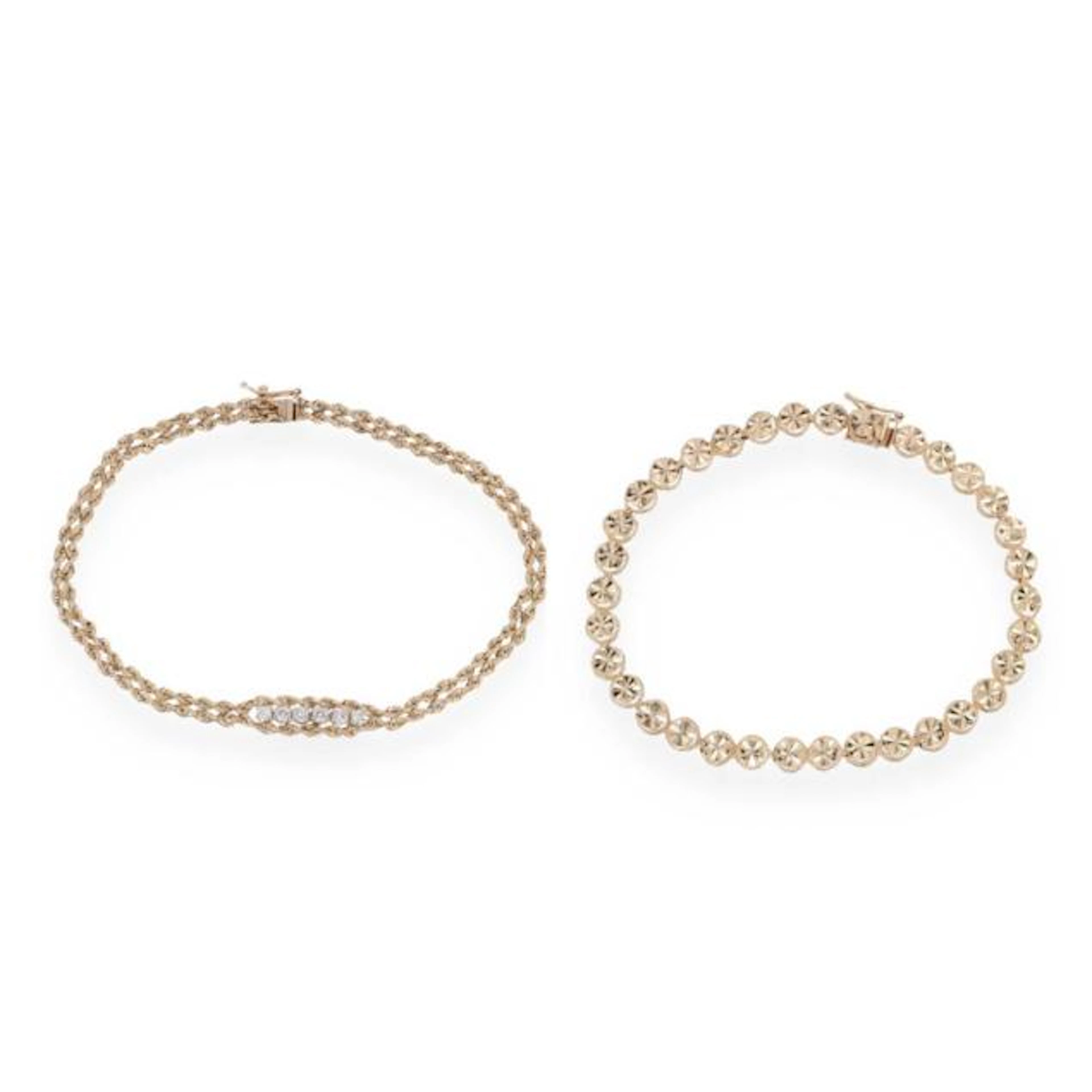 Two Gold Bracelets