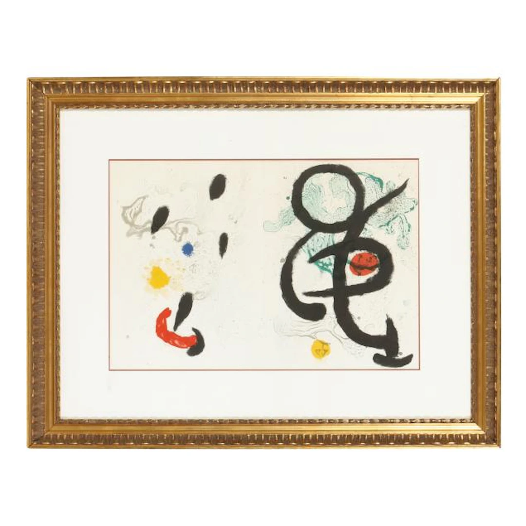 Joan Miró (Spanish, 1893-1983), The Prophet and The Bird and The Woman