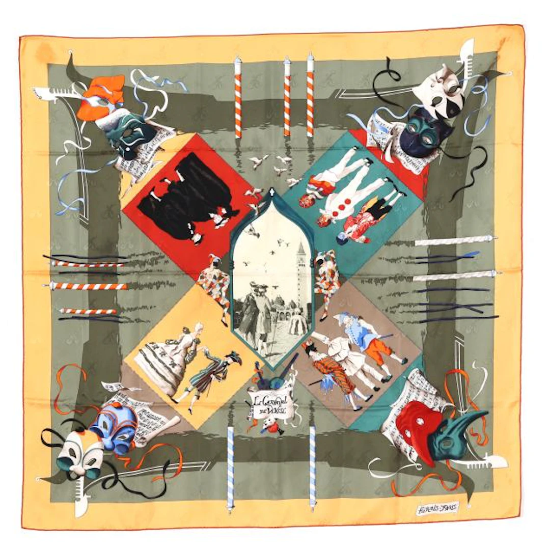 Silk Le Carnaval de Venise Scarf, Hermès