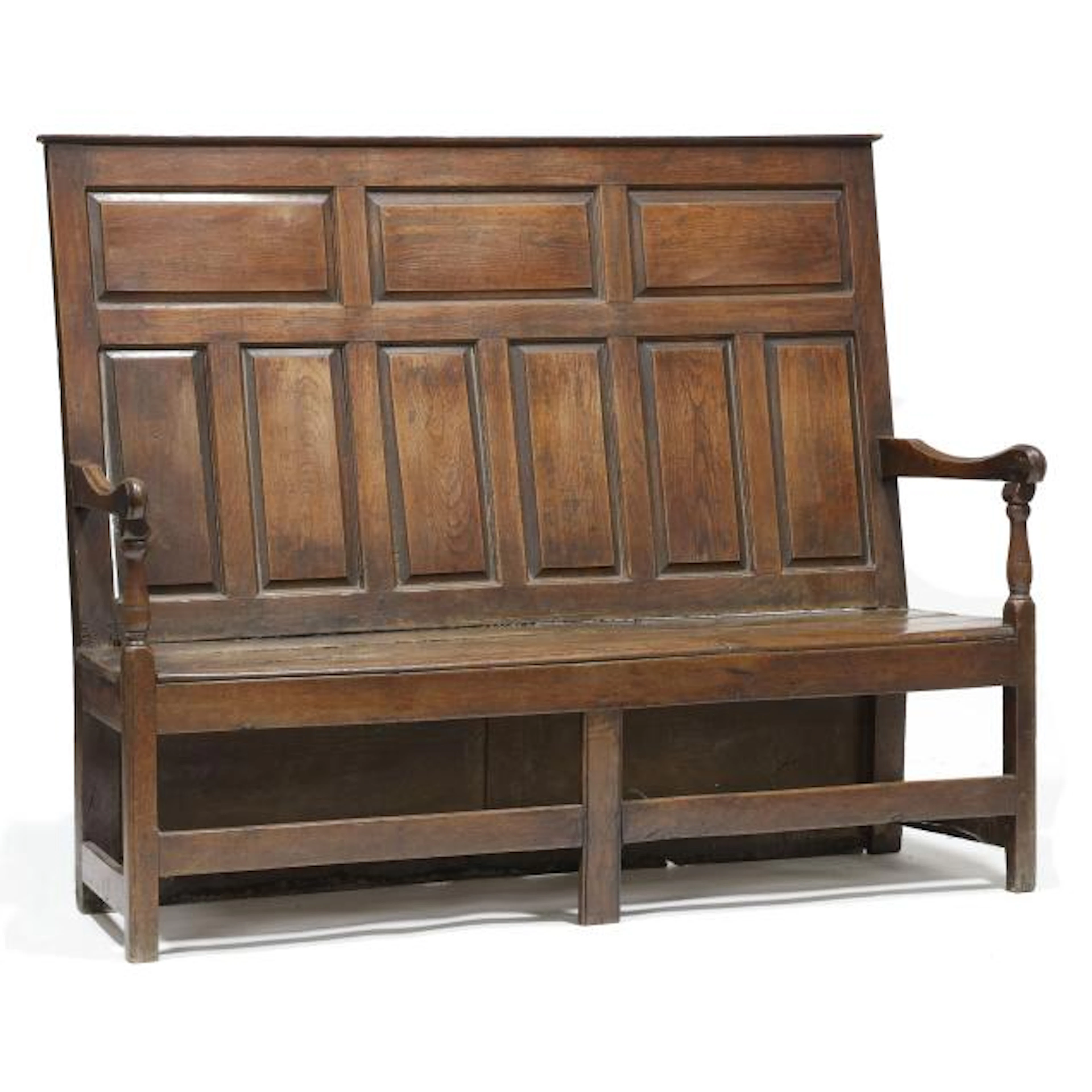 Antique English Oak Settle