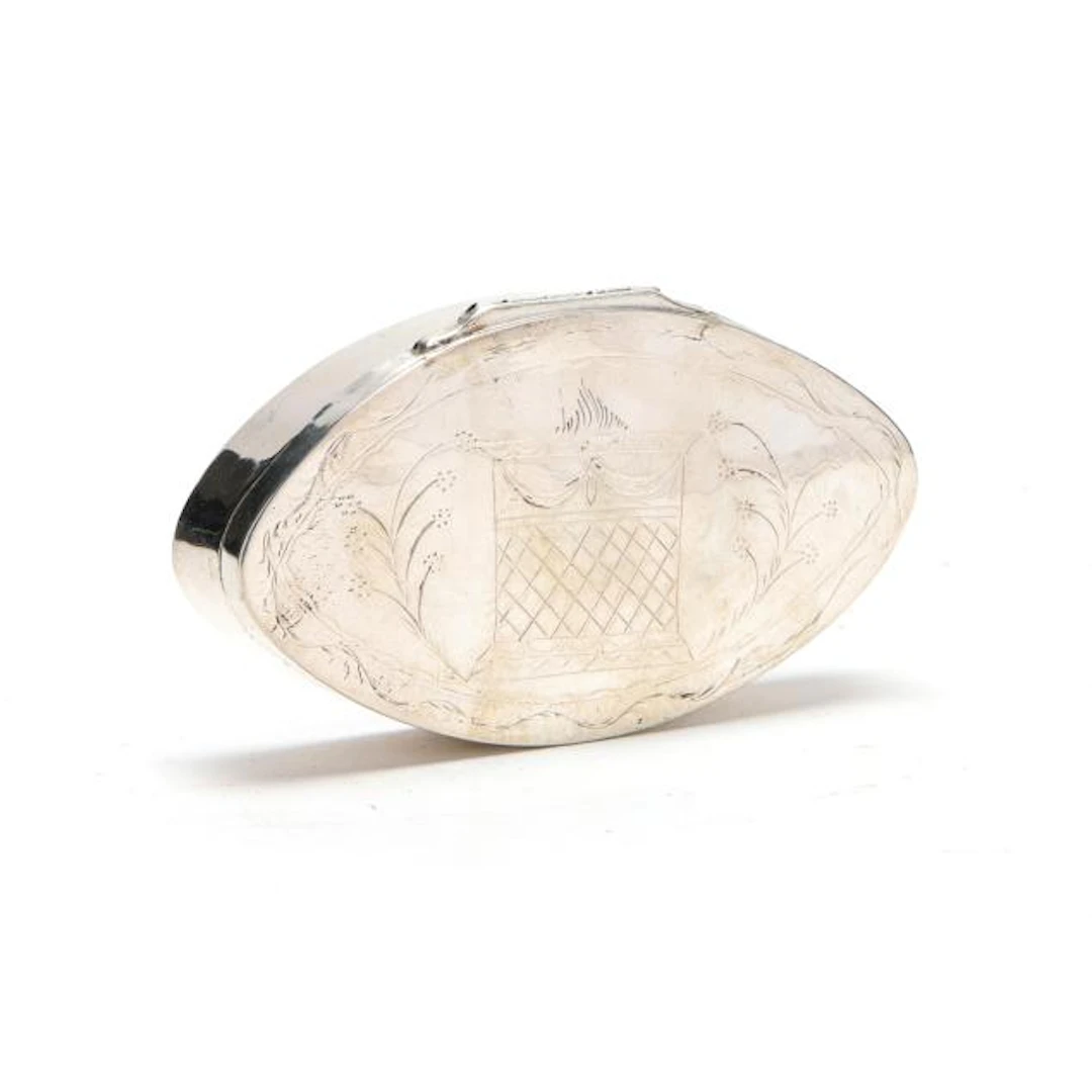 Swedish Silver Tobacco Box, Mark of Pehr Abraham Taxberg