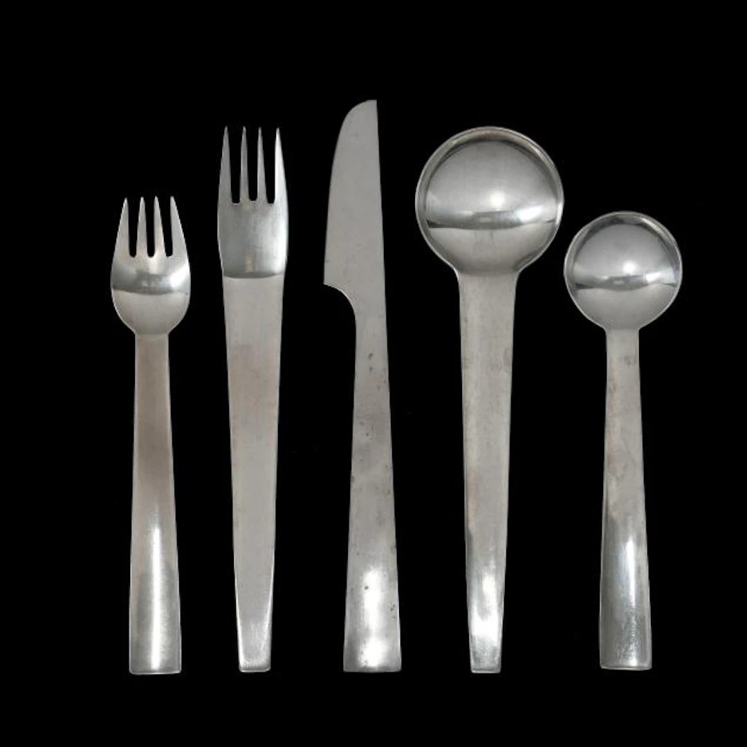 Gerald Gulotta (American, 1921-2018), Chromatics Modern Flatware Service