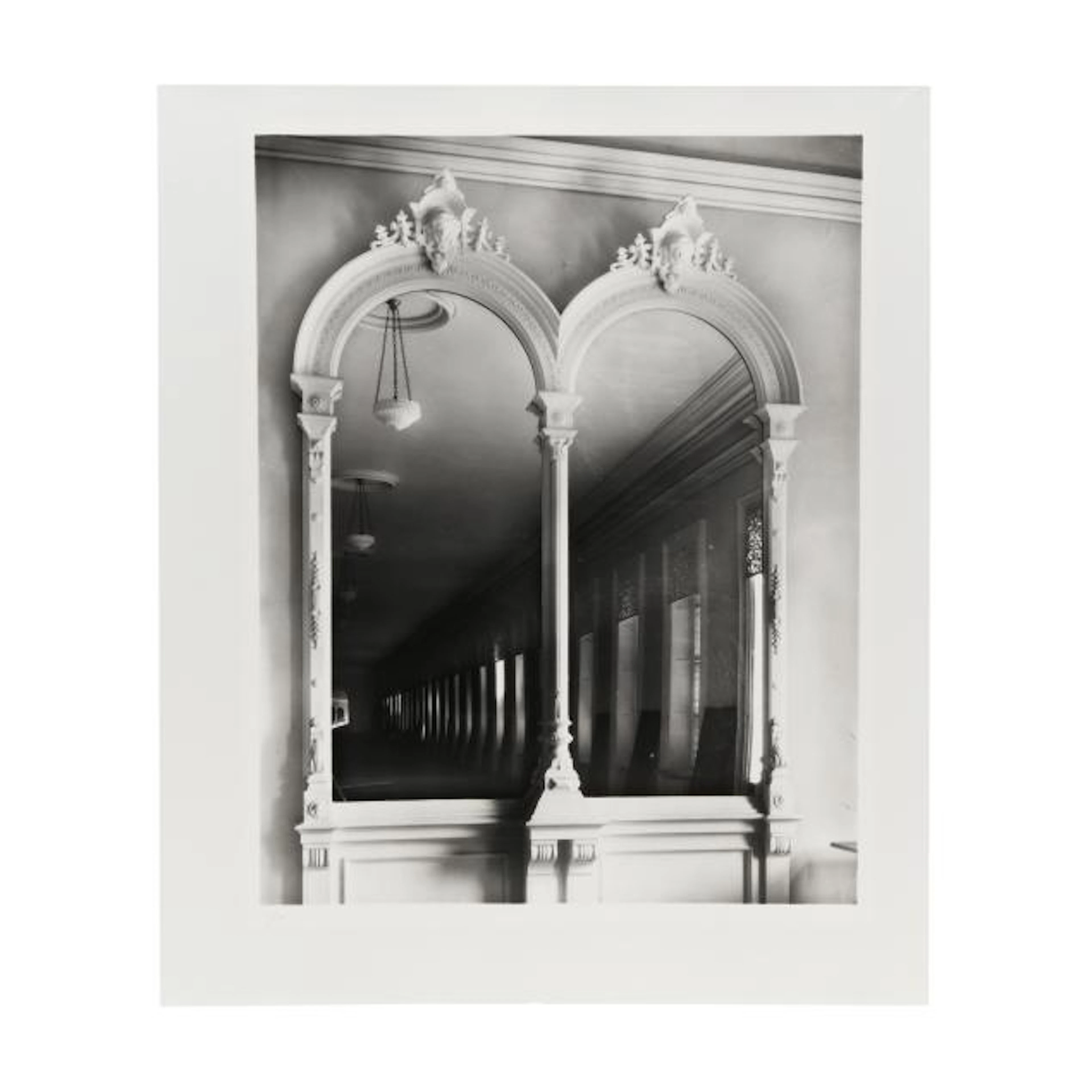 Walker Evans (American, 1903-1975), Mirror in Hotel Lobby, Saratoga