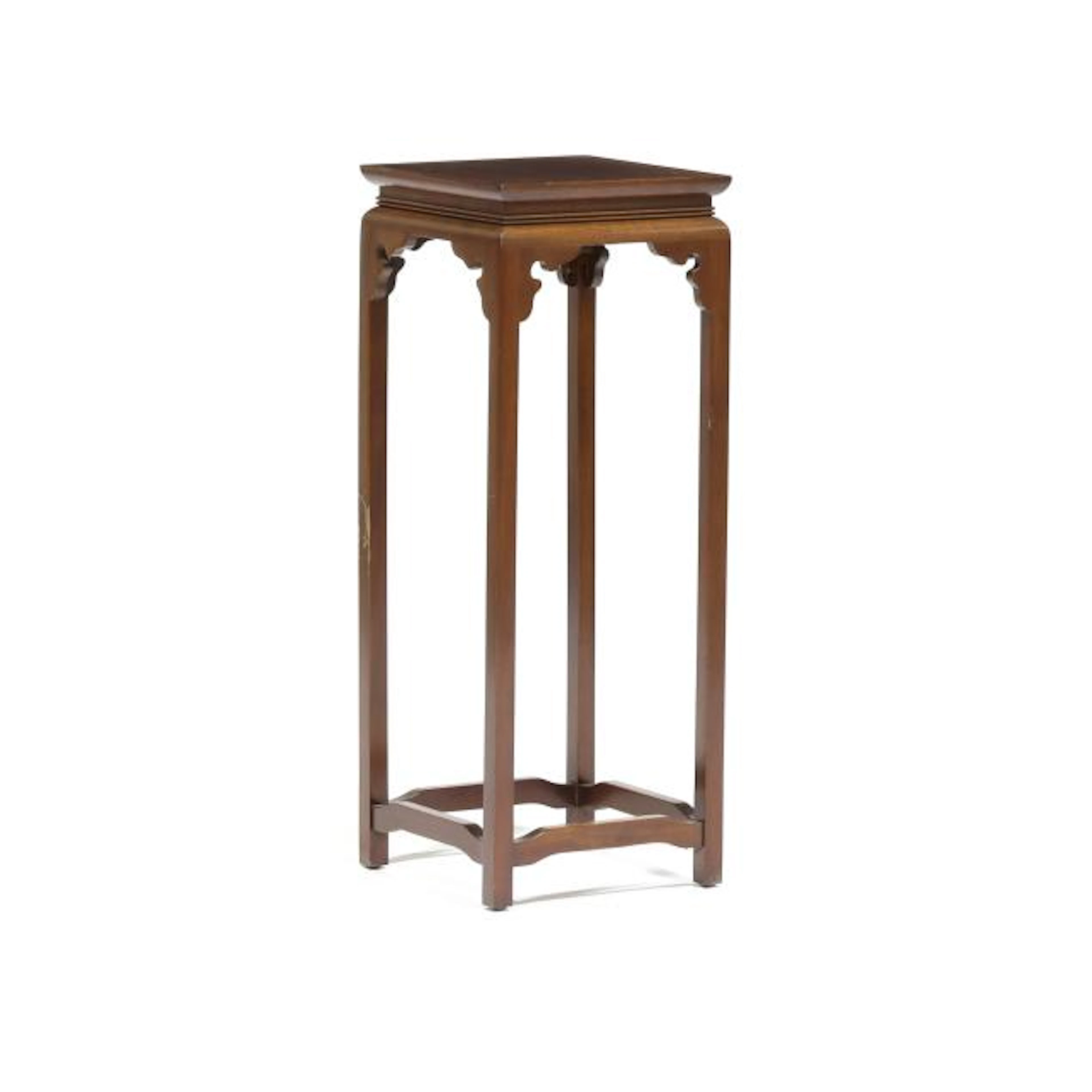 Chinese Style Mahogany Tall Stand