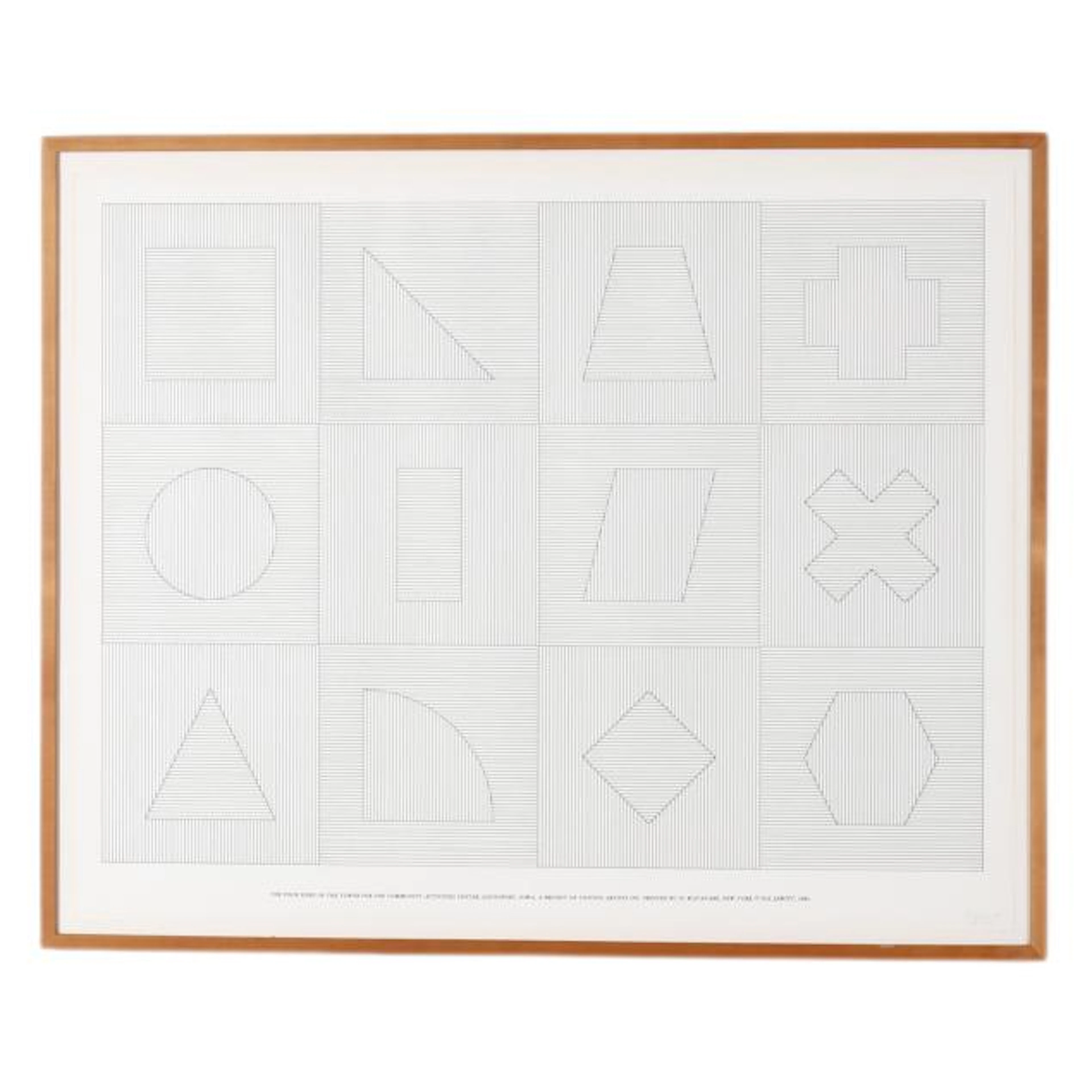 Sol Lewitt (American, 1928-2007), The Four Sides of the Tower for