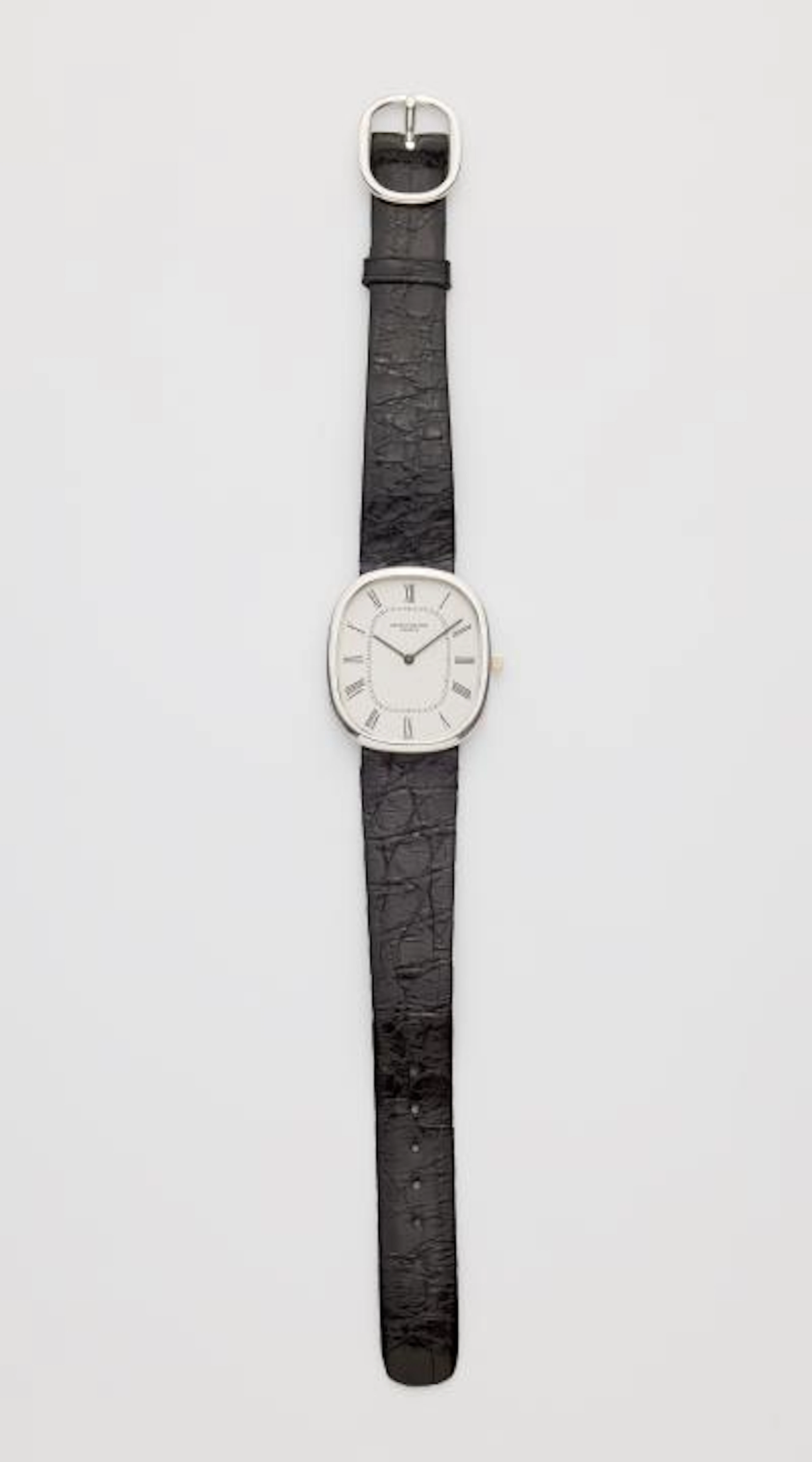 An 18k white gold Patek Philippe Ellipse d'Or automatic gentlemen's