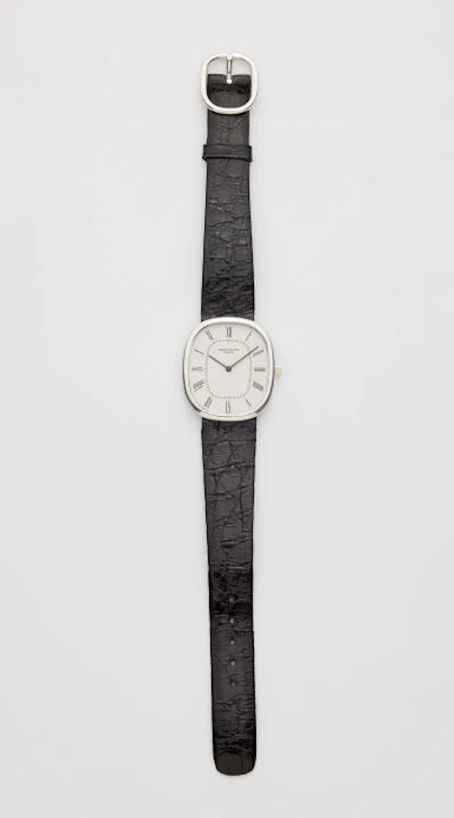 An 18k white gold Patek Philippe Ellipse d'Or automatic gentlemen's