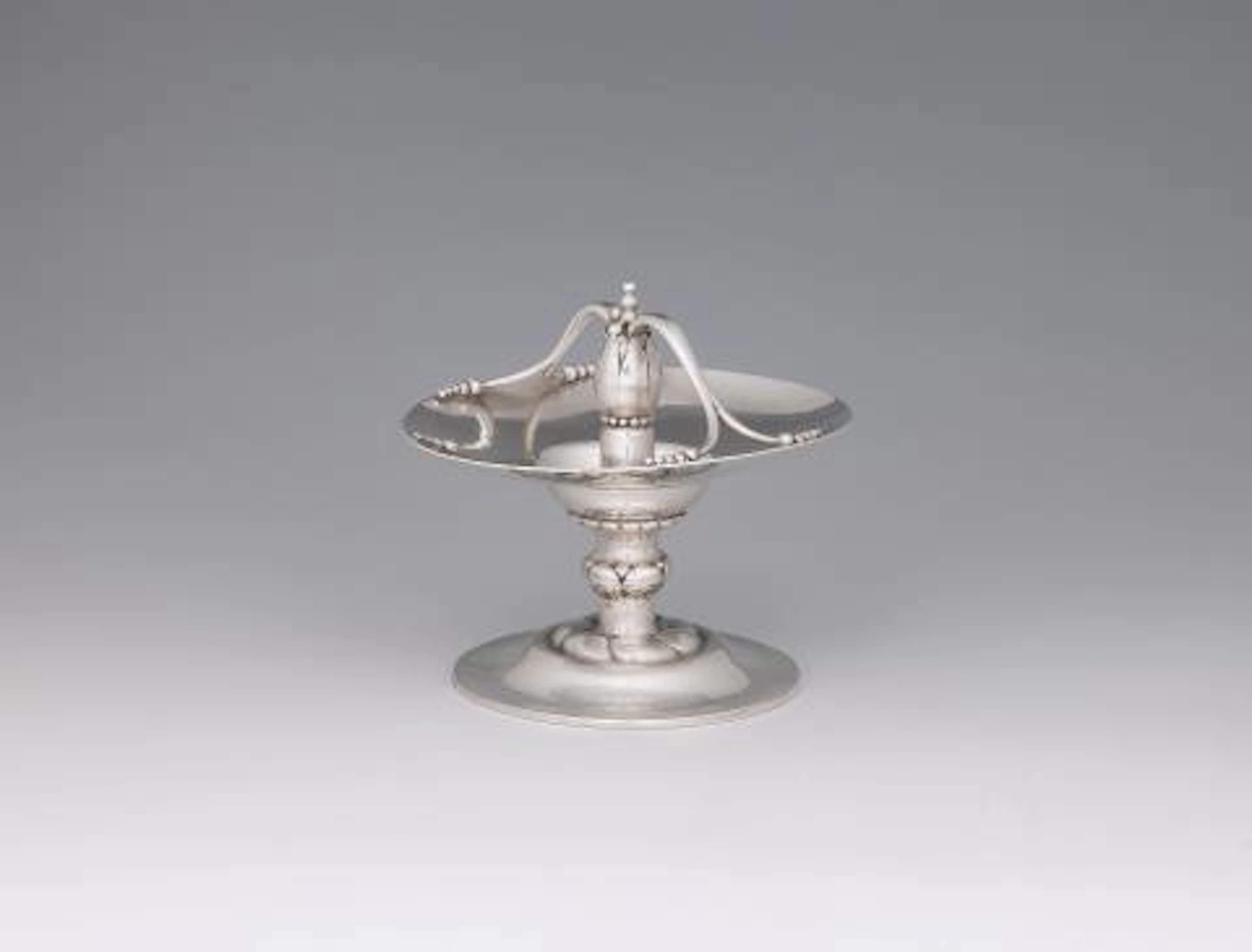 A rare Georg Jensen silver sugar bowl