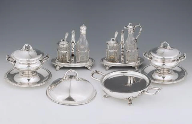 A St. Petersburg silver service for the Russian court